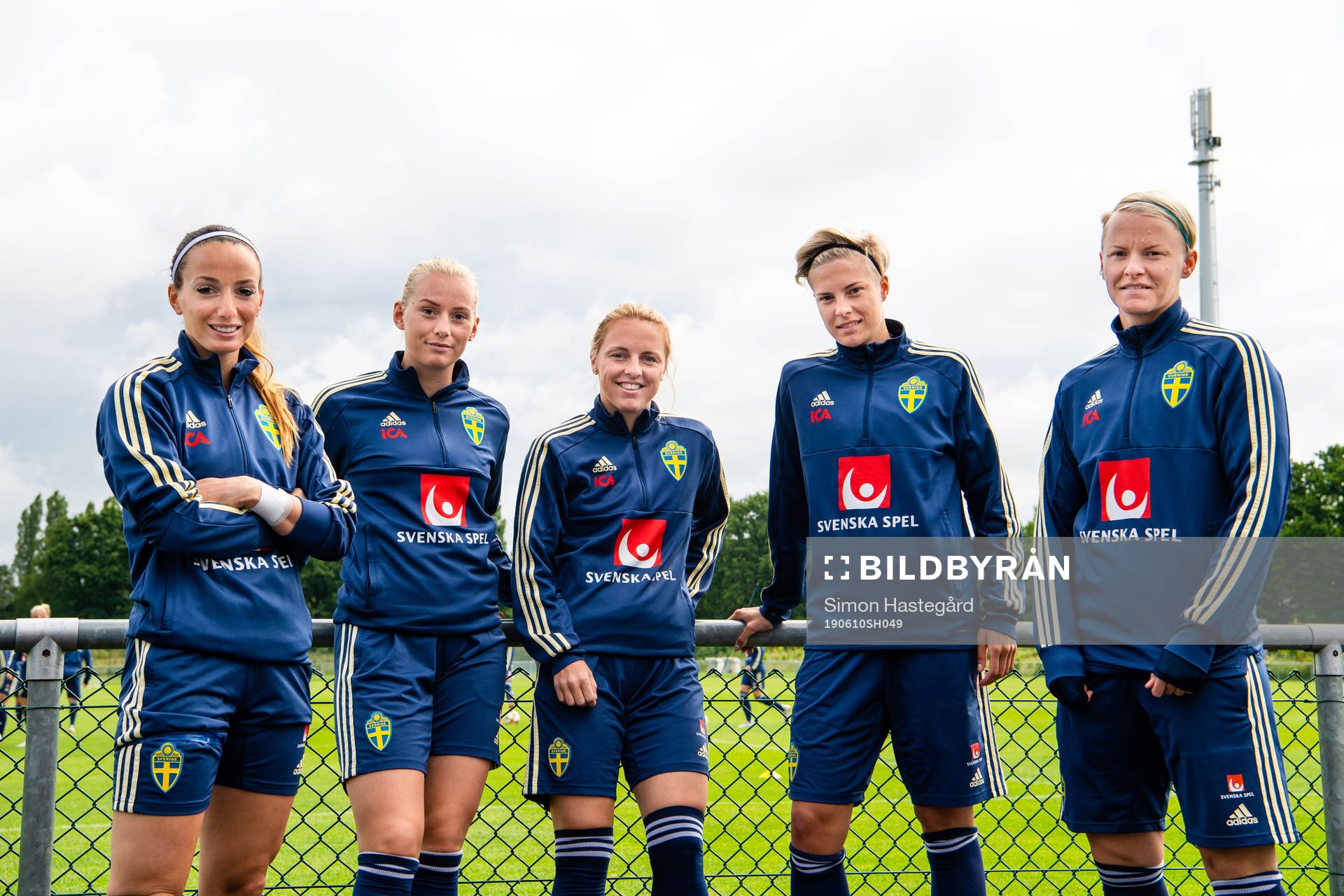 Kosovare Asllani , Stina Blackstenius  Mimmi Larsson, Nilla