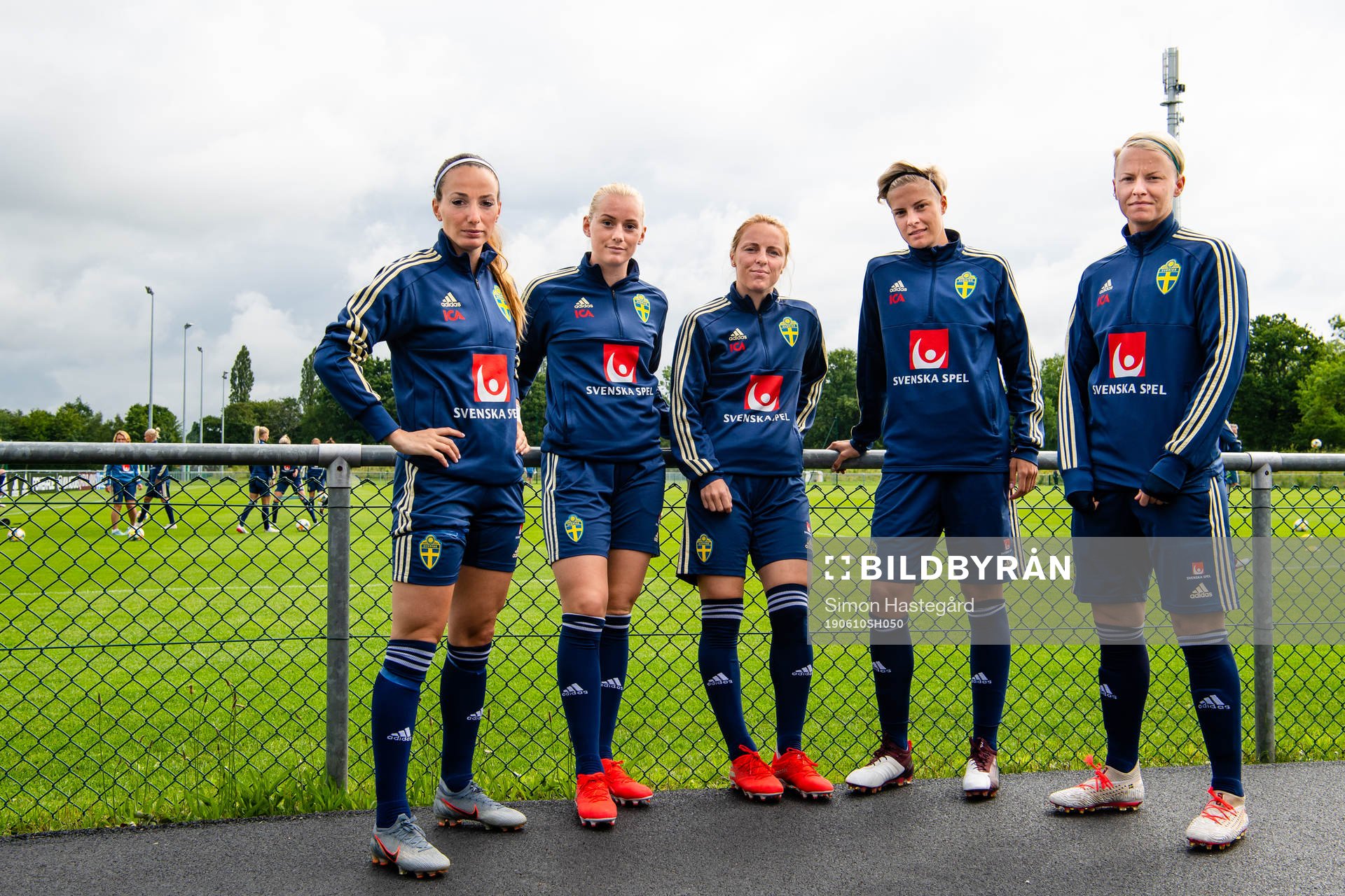 Kosovare Asllani , Stina Blackstenius  Mimmi Larsson, Nilla
