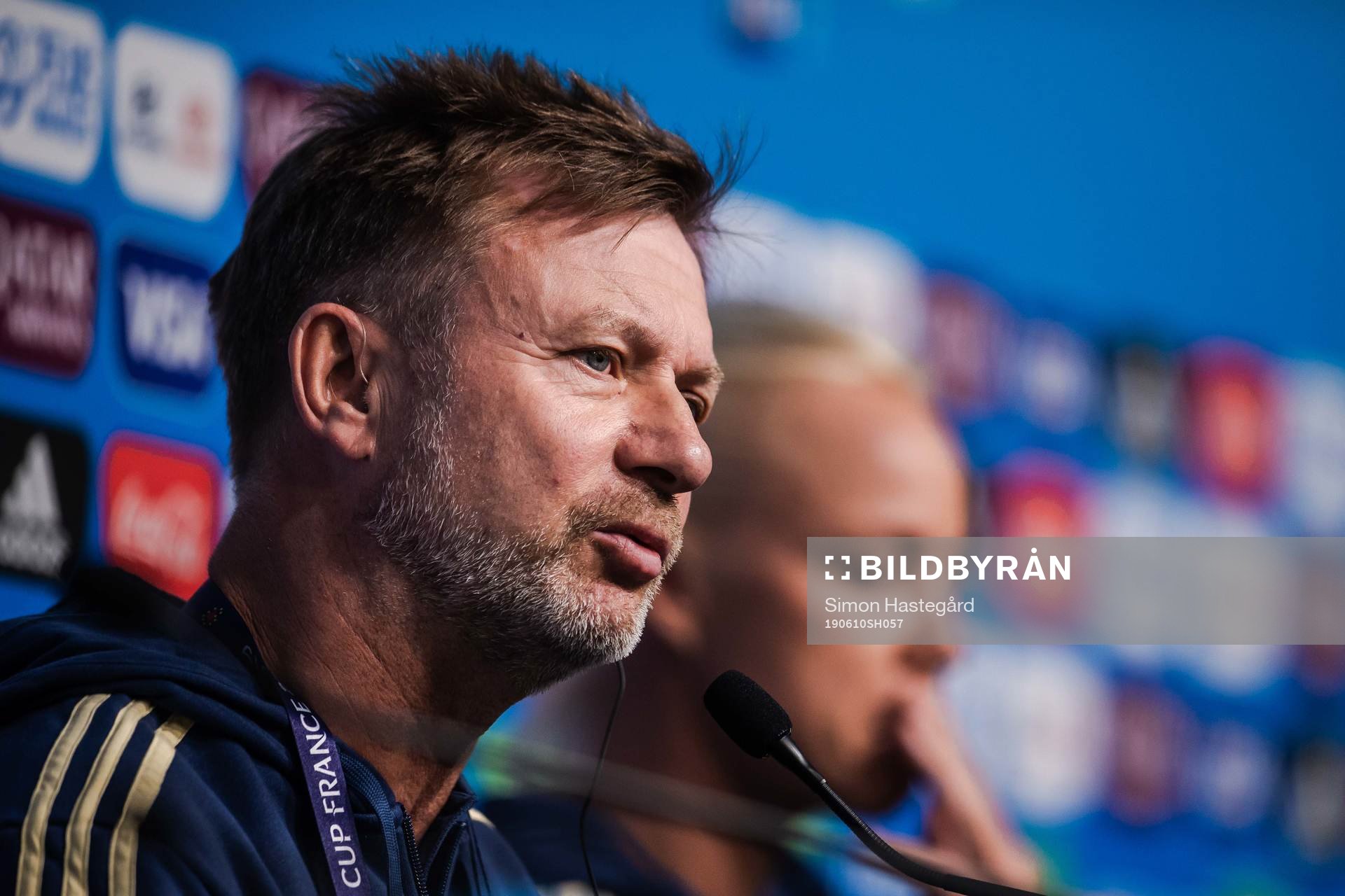 Head coach Peter Gerhardsson of Sweden