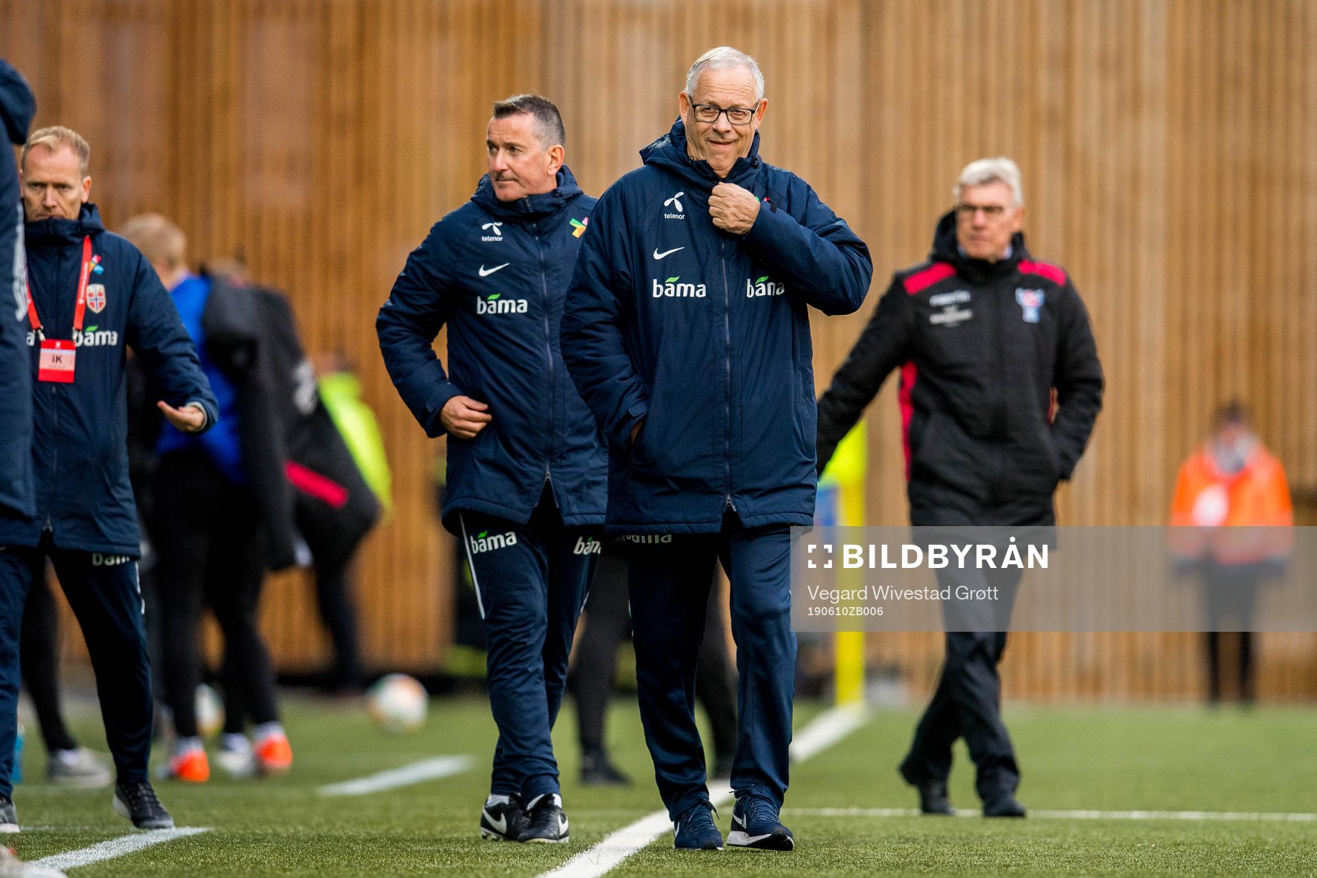 Lars Lagerbäck, head coach of Norway