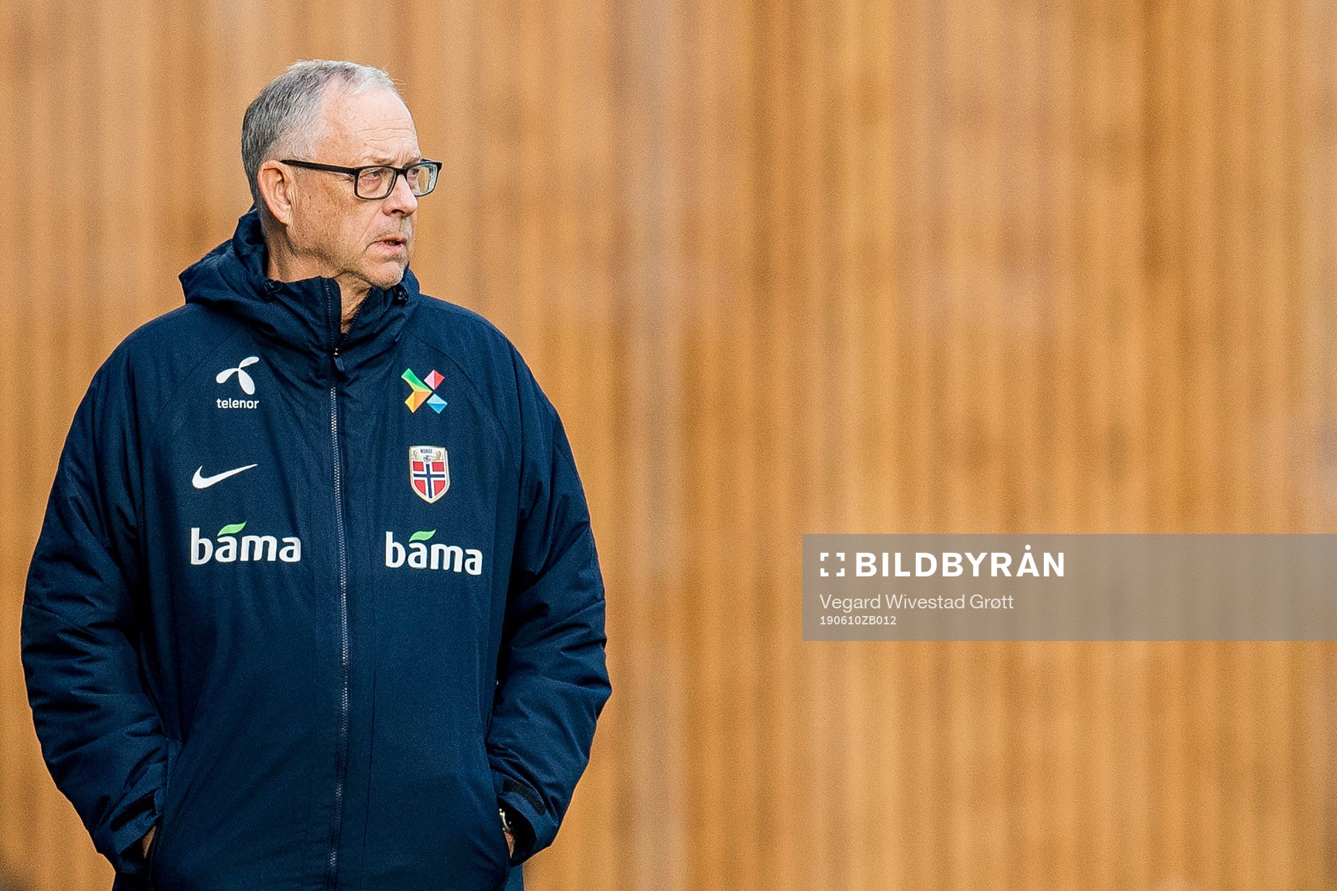 Lars Lagerbäck, head coach of Norway
