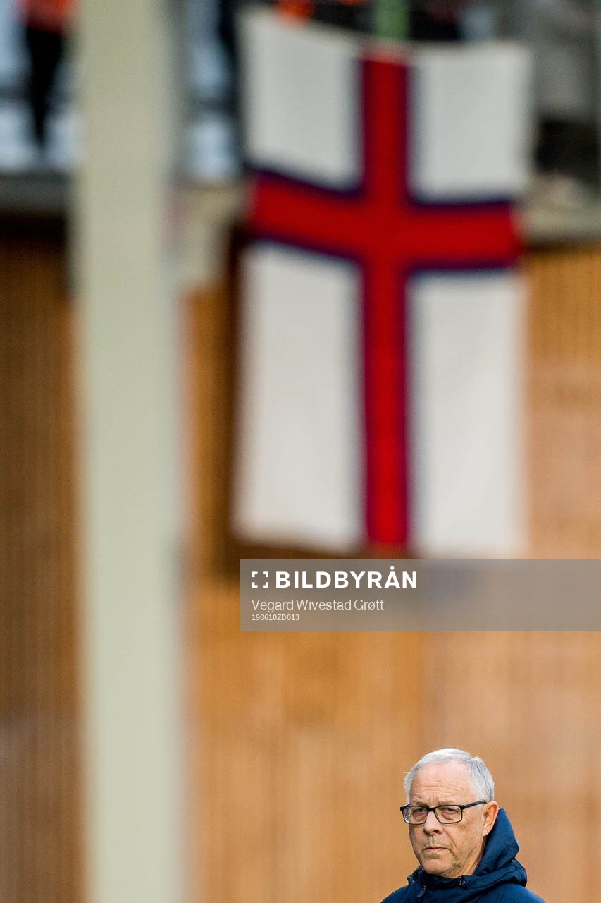 Lars Lagerbäck, head coach of Norway