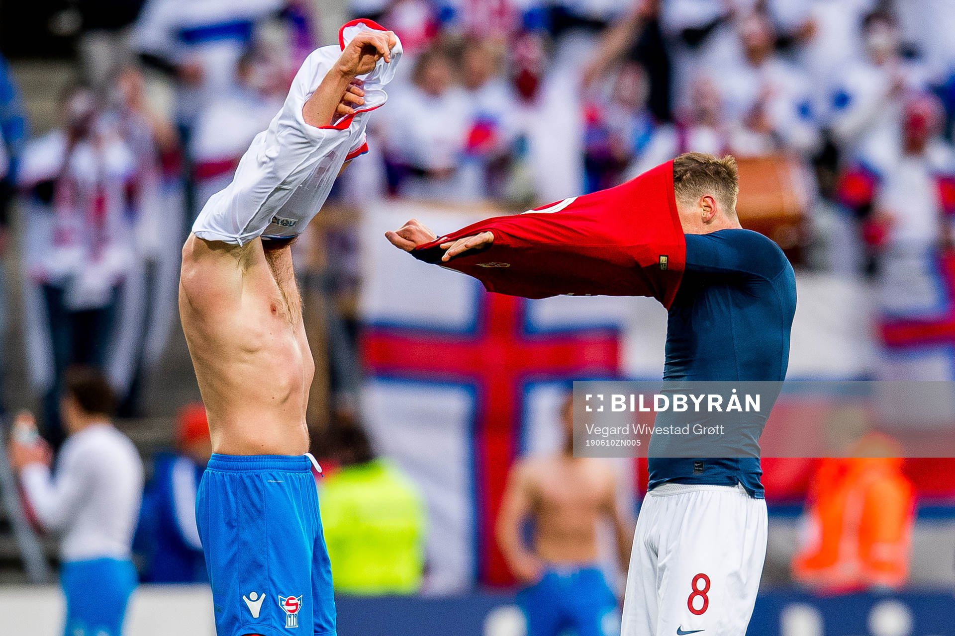 Odmar Færø of Faroe Islands and Stefan Johansen of Norway