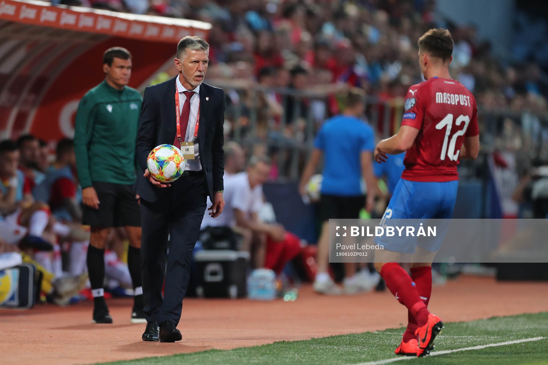 head coach Jaroslav Silhavy of Czech Republic is seen