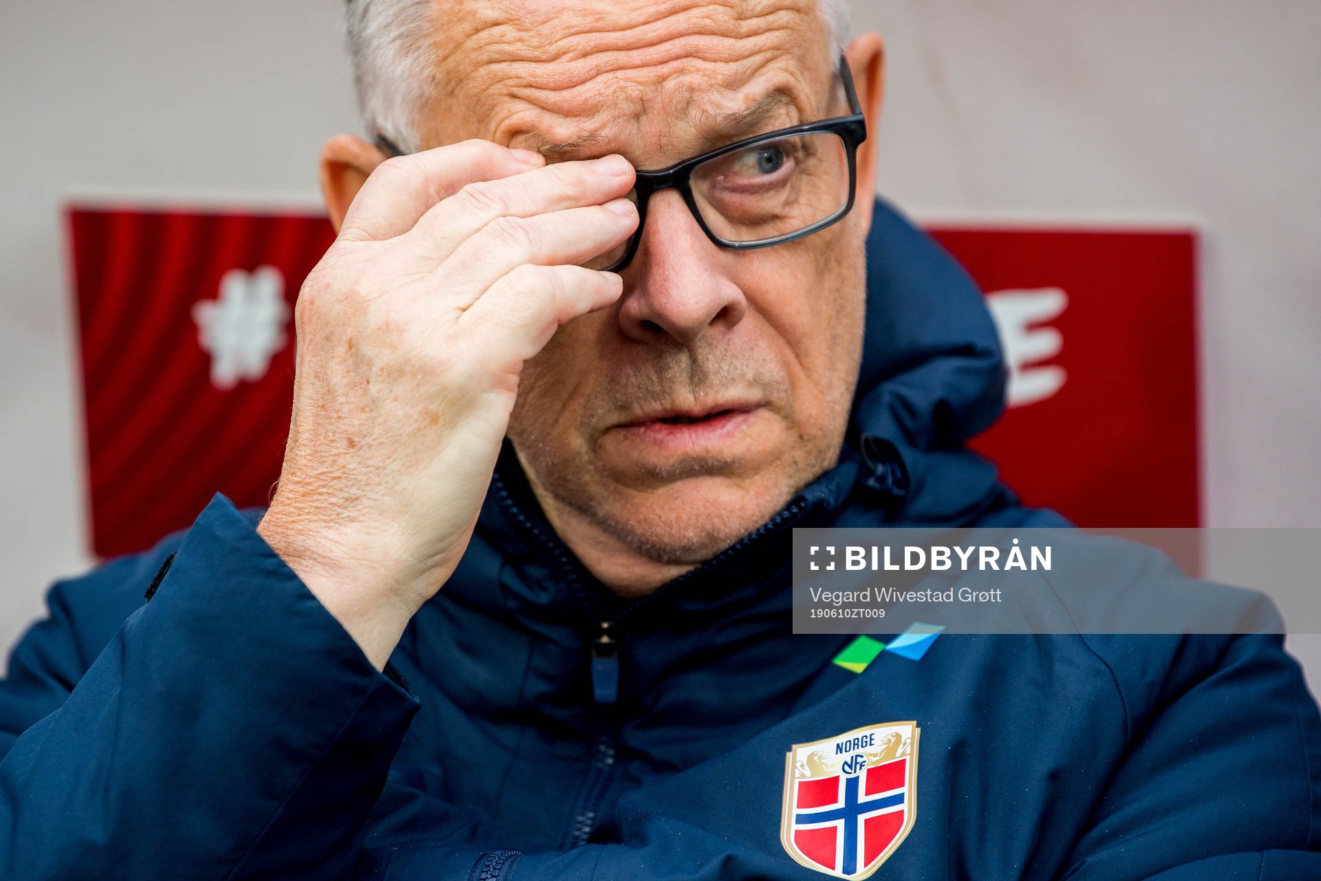 Lars Lagerbäck, head coach of Norway
