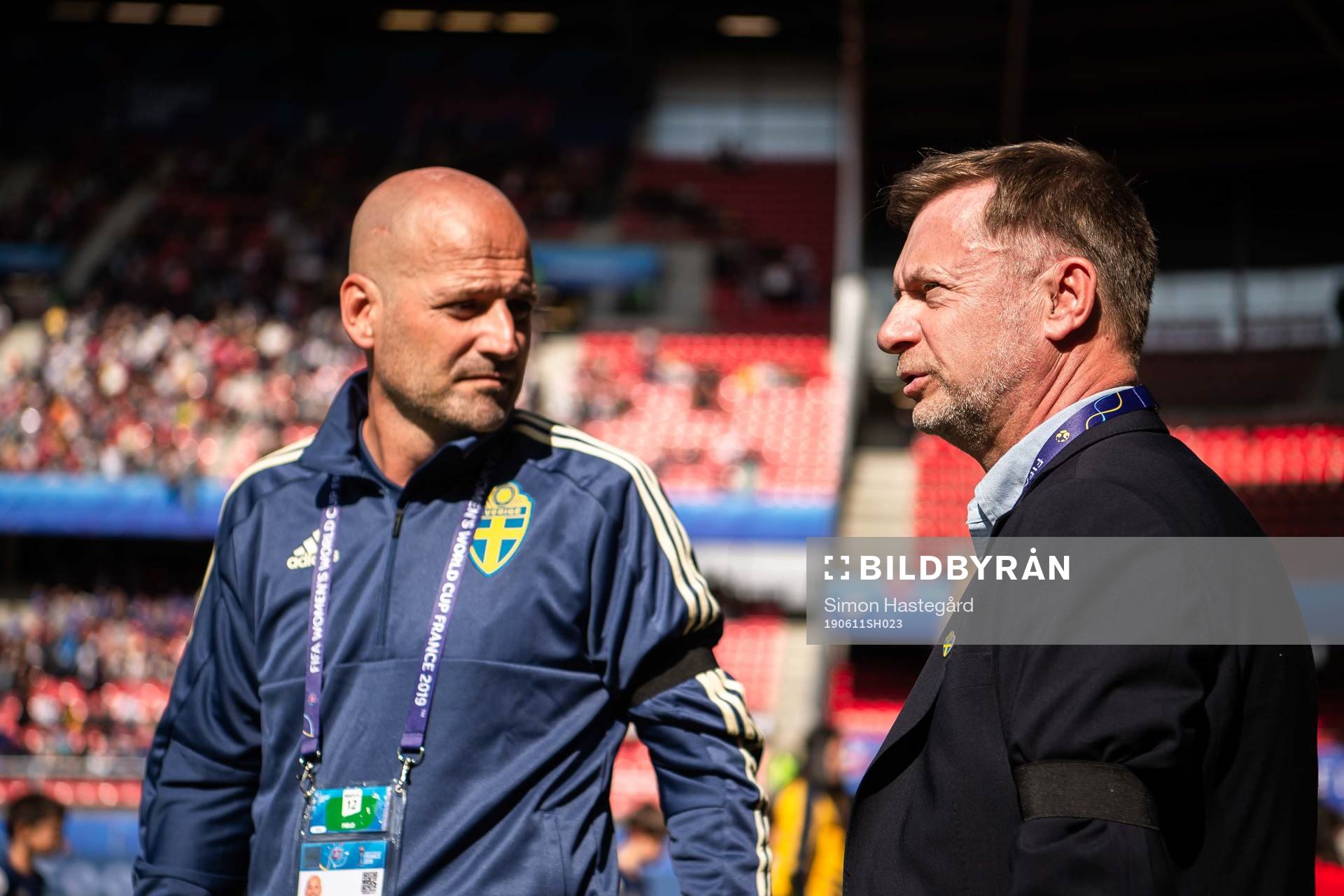 Magnus Wikman, assistant coach and Peter Gerhardsson, Head