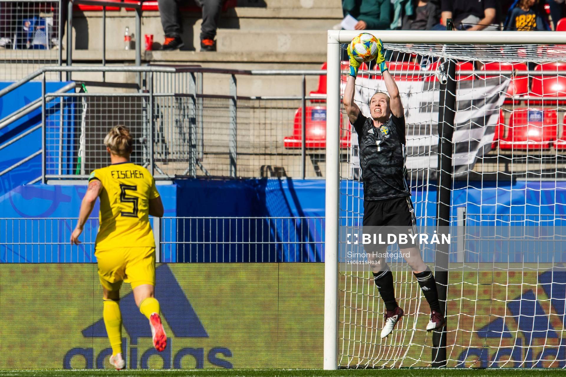 Goalkeeper Hedvig Lindahl of Sweden