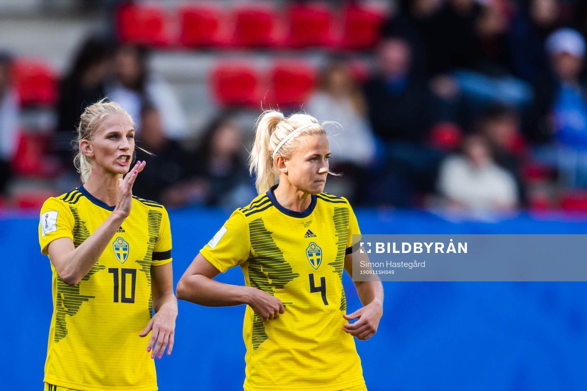 Sofia Jakobsson and Hanna Glas of Sweden