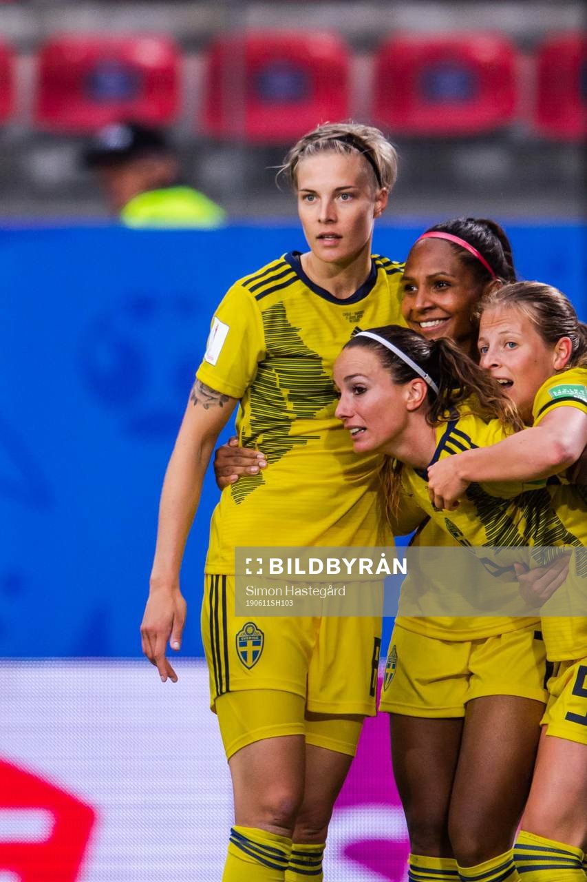 Lina Hurtig, Madelen Janogy, Anna Anvegård and  Kosovare