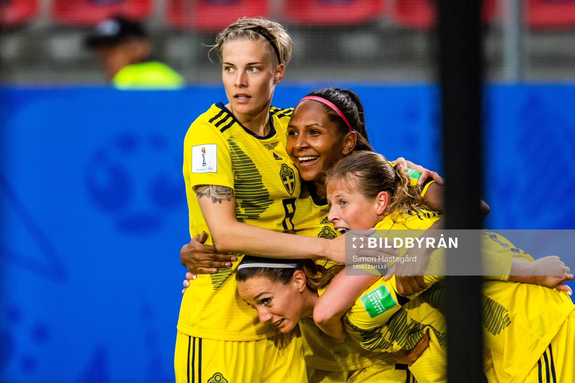Lina Hurtig , Madelen Janogy , Kosovare Asllani and Anna