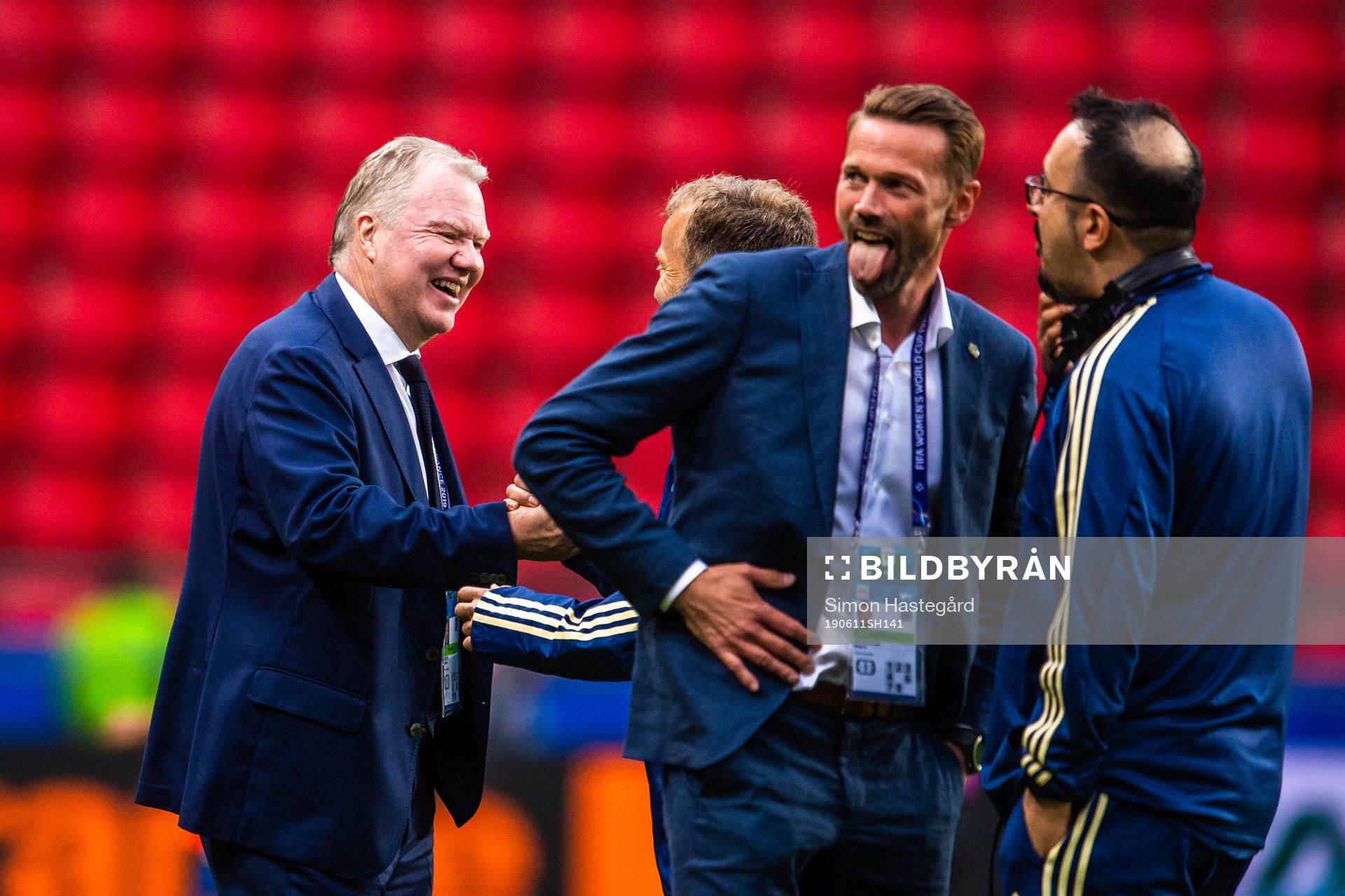 President Karl-Erik Nilsson of the Swedish Football