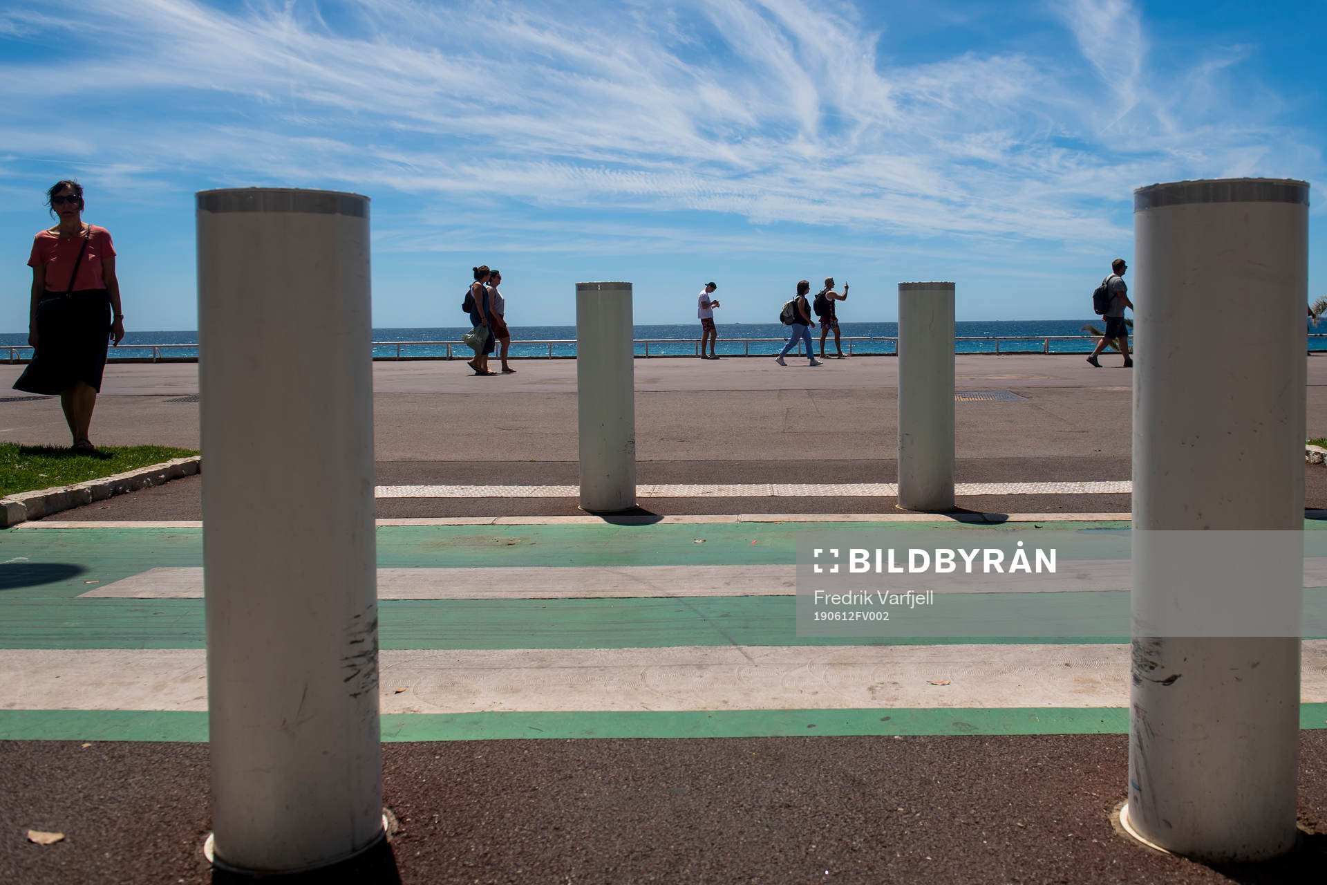 General view of Promenade des Anglais