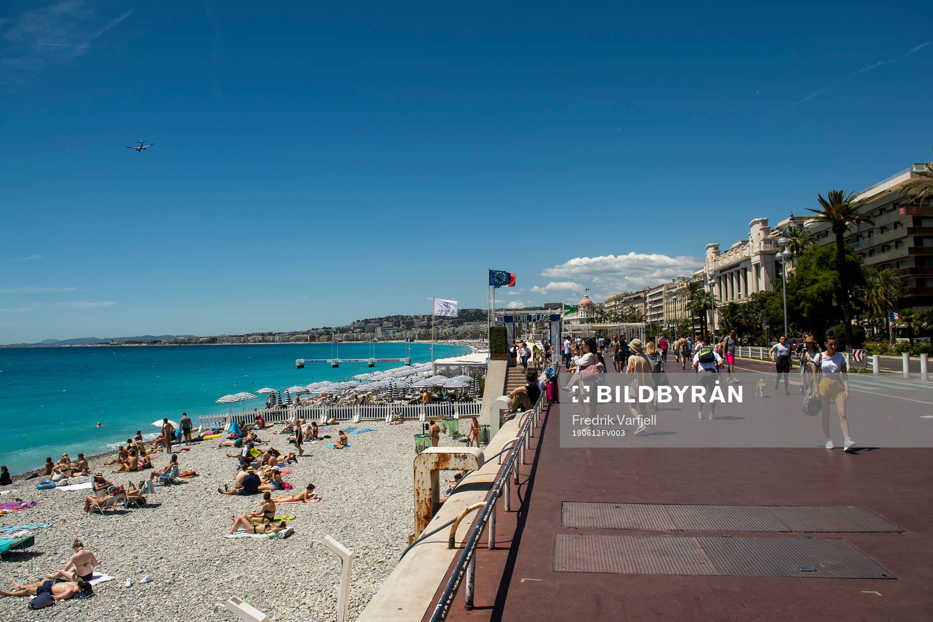 General view of Promenade des Anglais
