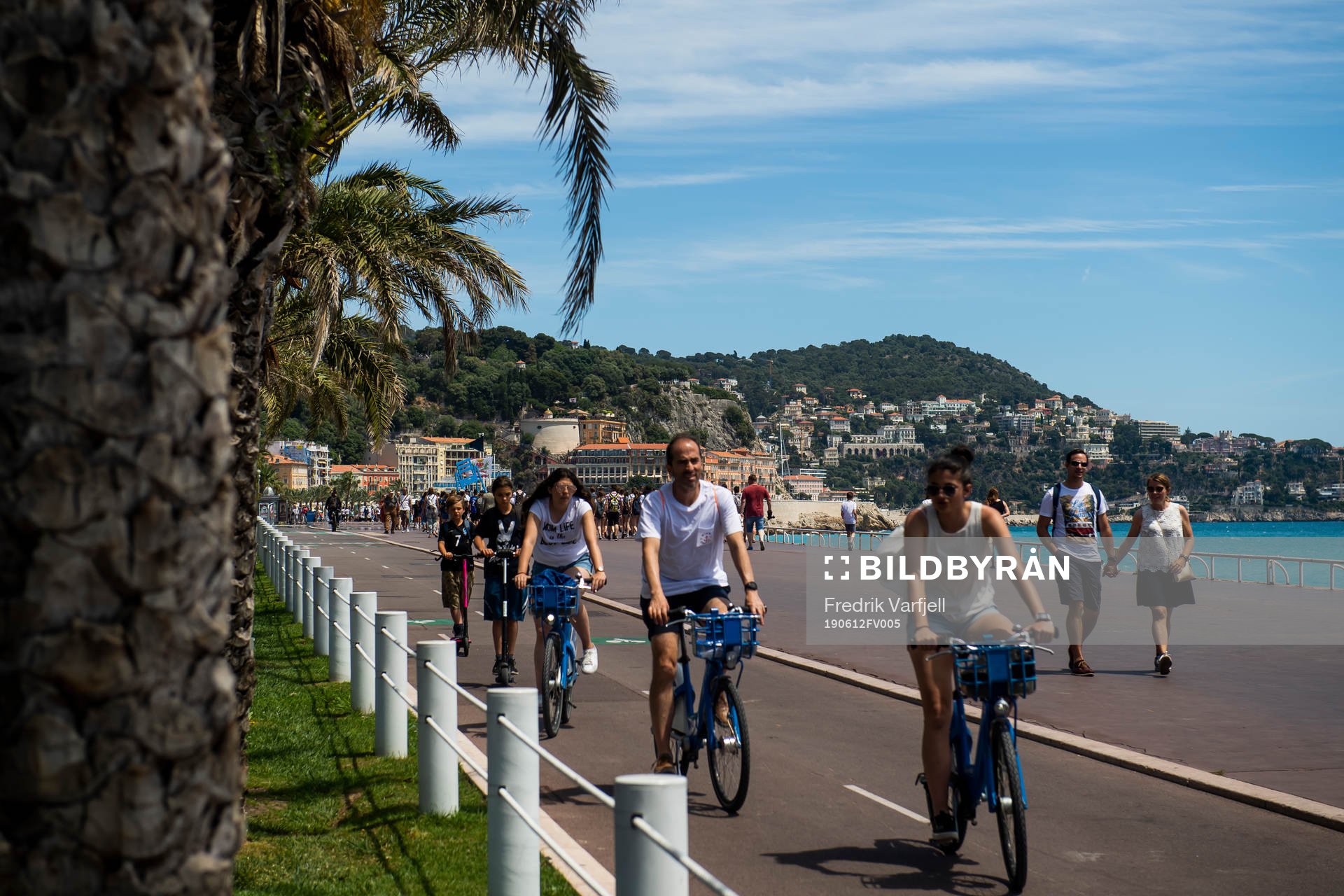 General view of Promenade des Anglais
