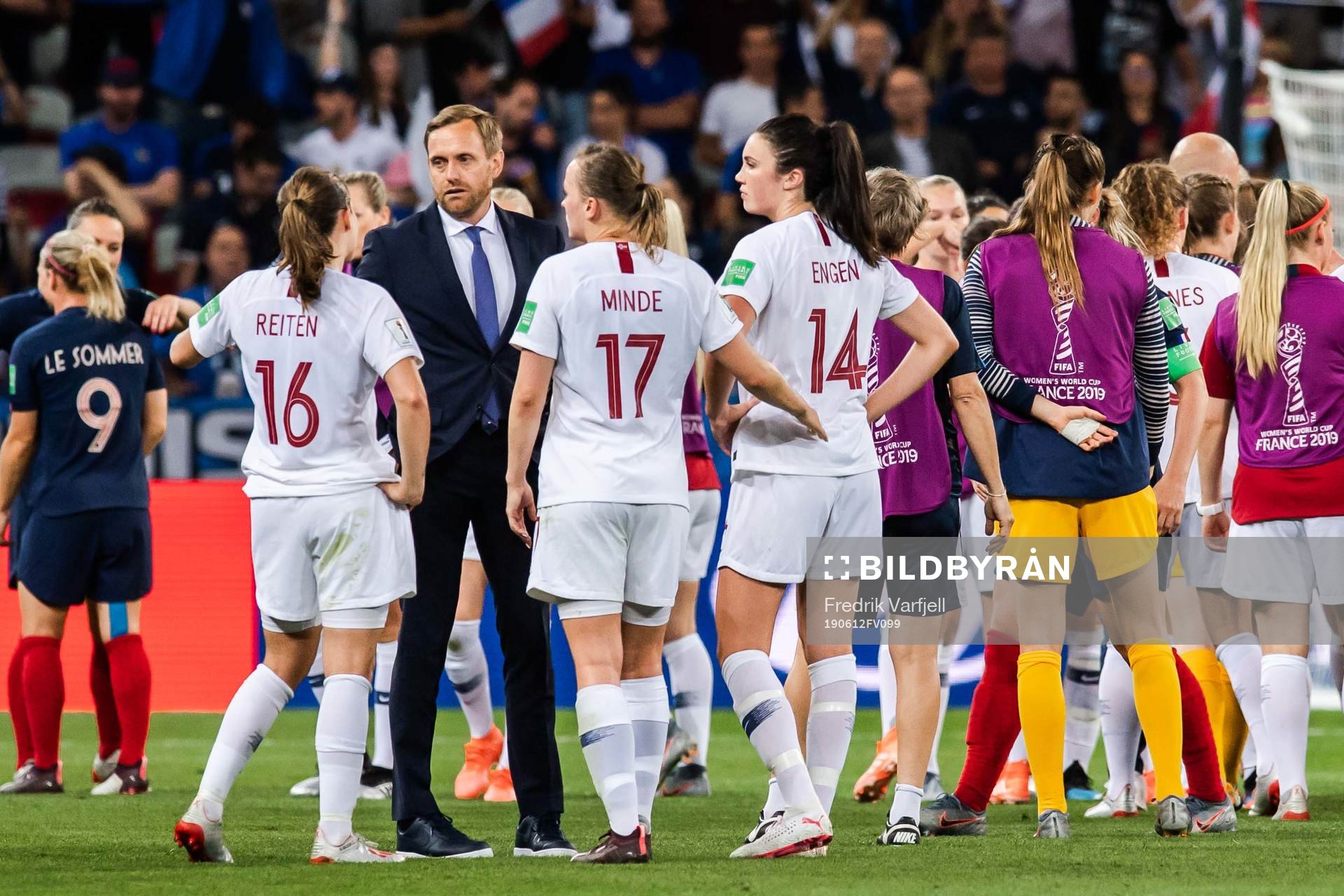 Martin Sjögren, head coach of Norway, and Ingrid Syrstad