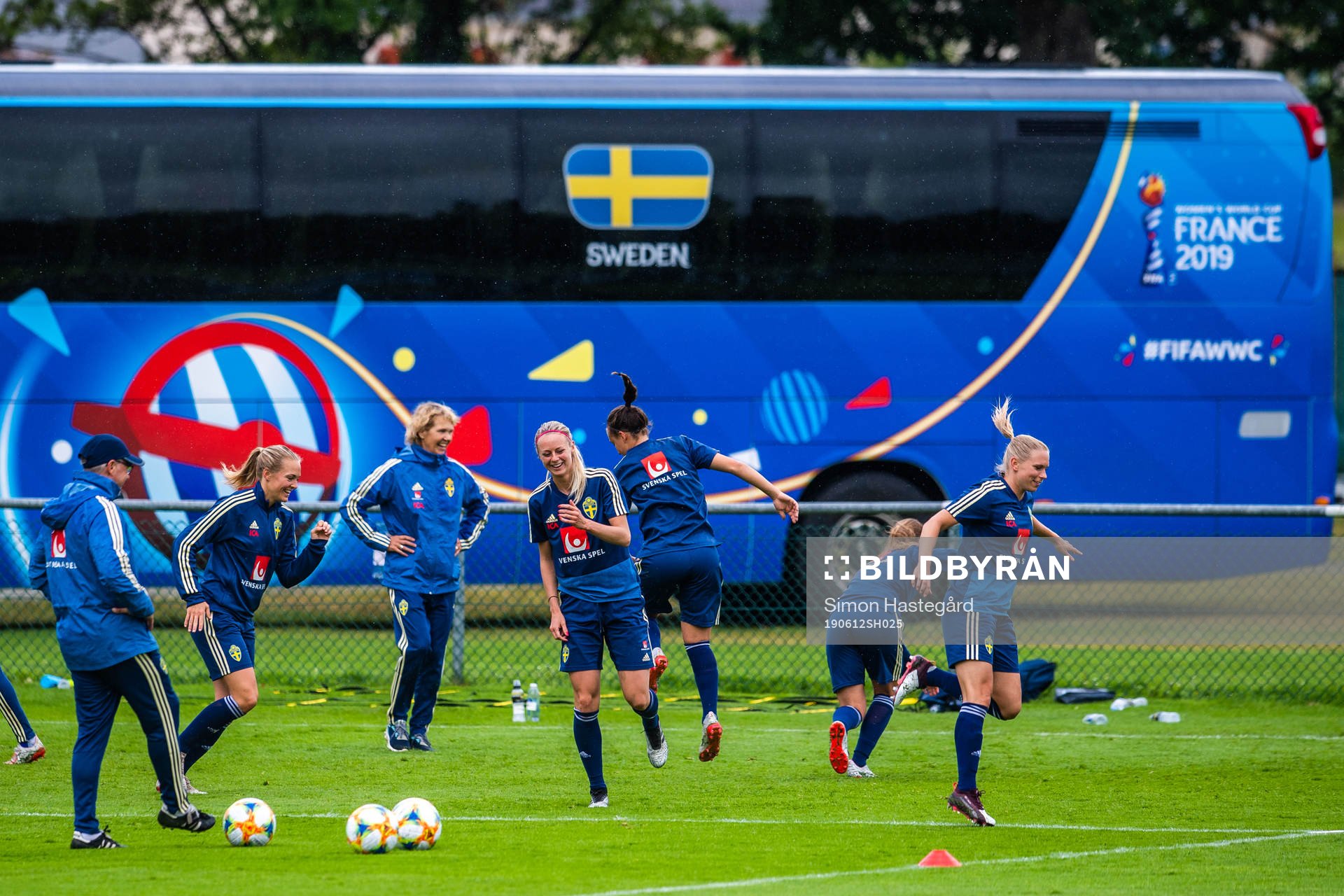 Magdalena Eriksson , Amanda Ilestedt and Jonna Andersson of
