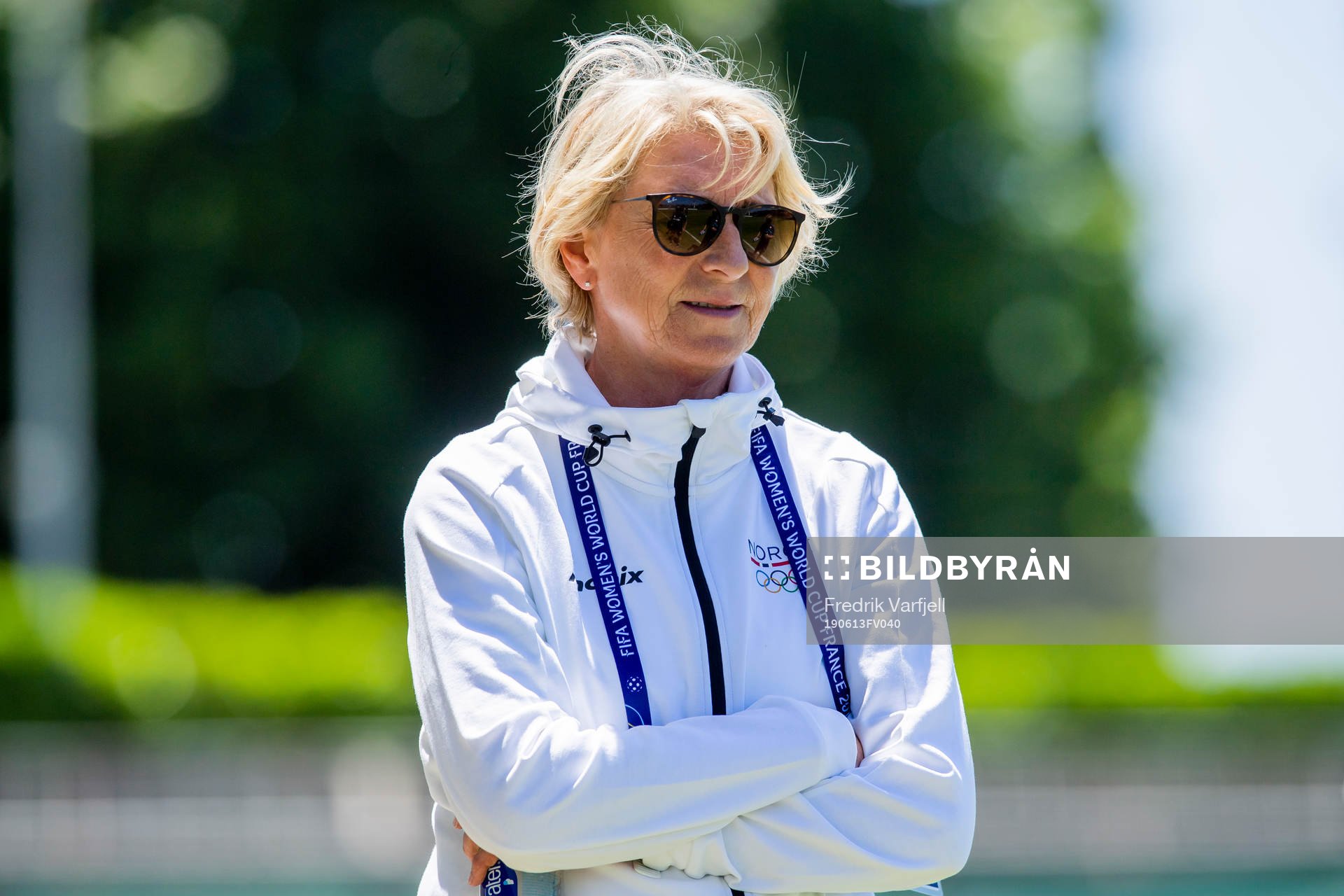 Marit Breivik, team sports coach of Olympiatoppen, after a training session on June 13, 2019 in Cannes.