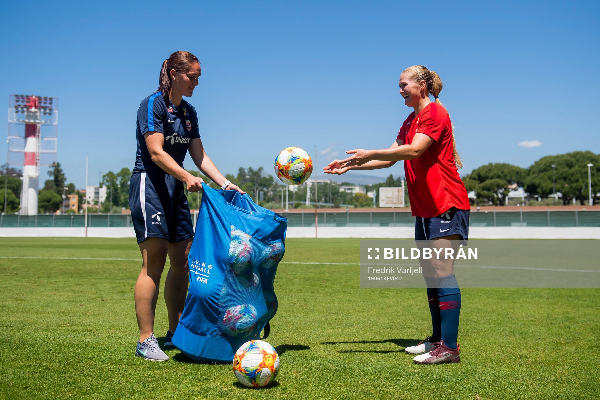 Randi Himle and Lisa-Marie Karlseng Utland of Norway