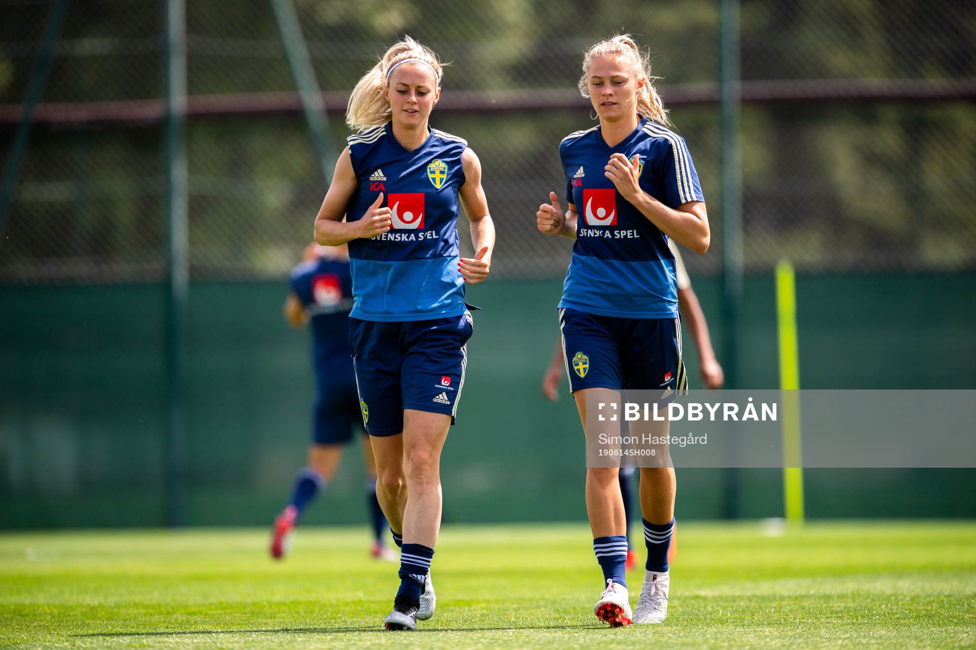 Amanda Ilestedt and Fridolina Rolfö of Sweden