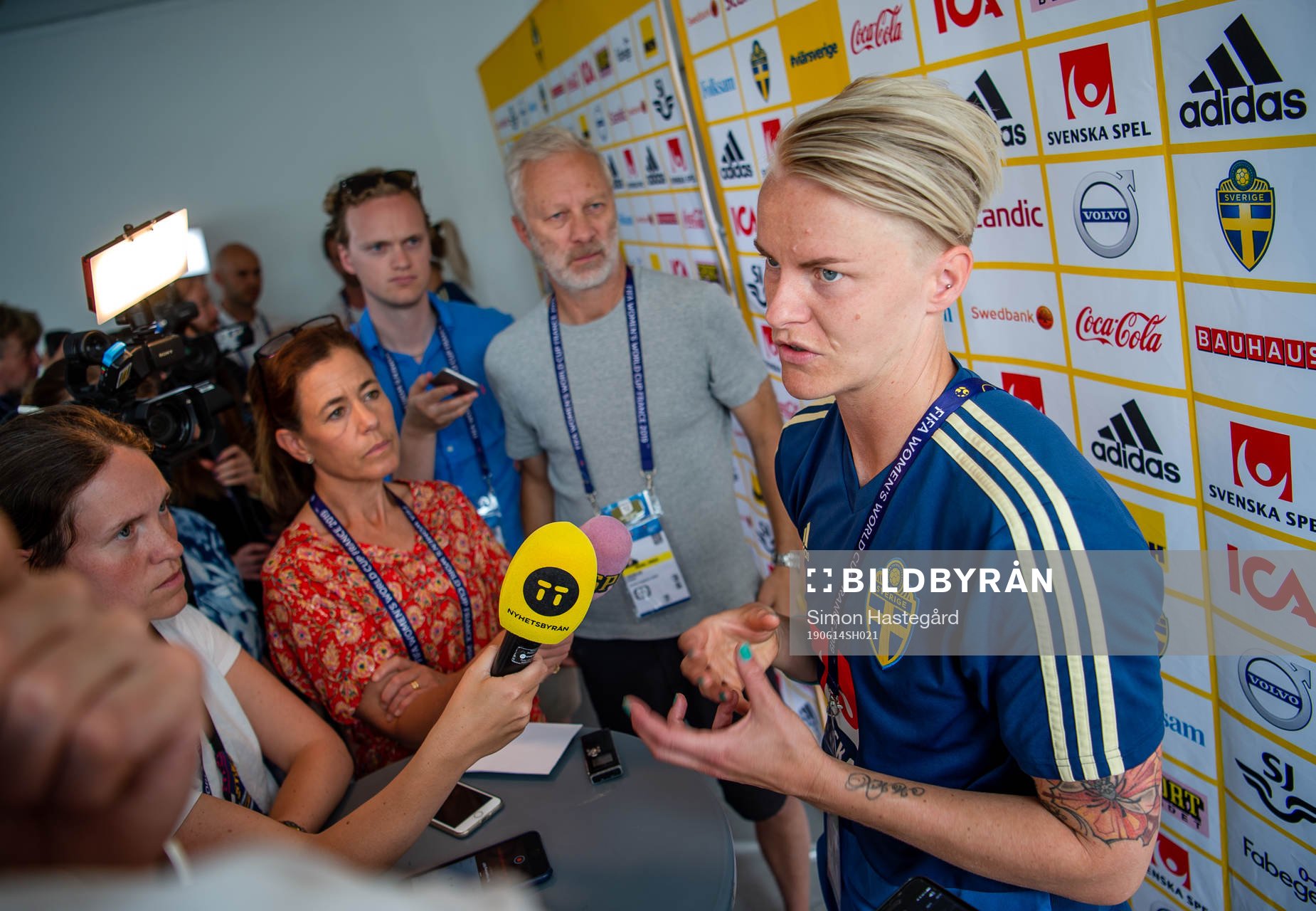 Nilla Fischer of Sweden