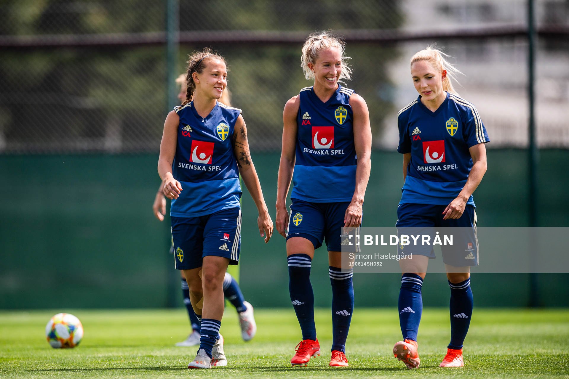 Julia Zigiotti Olme , Julia Roddar and Elin Rubensson of
