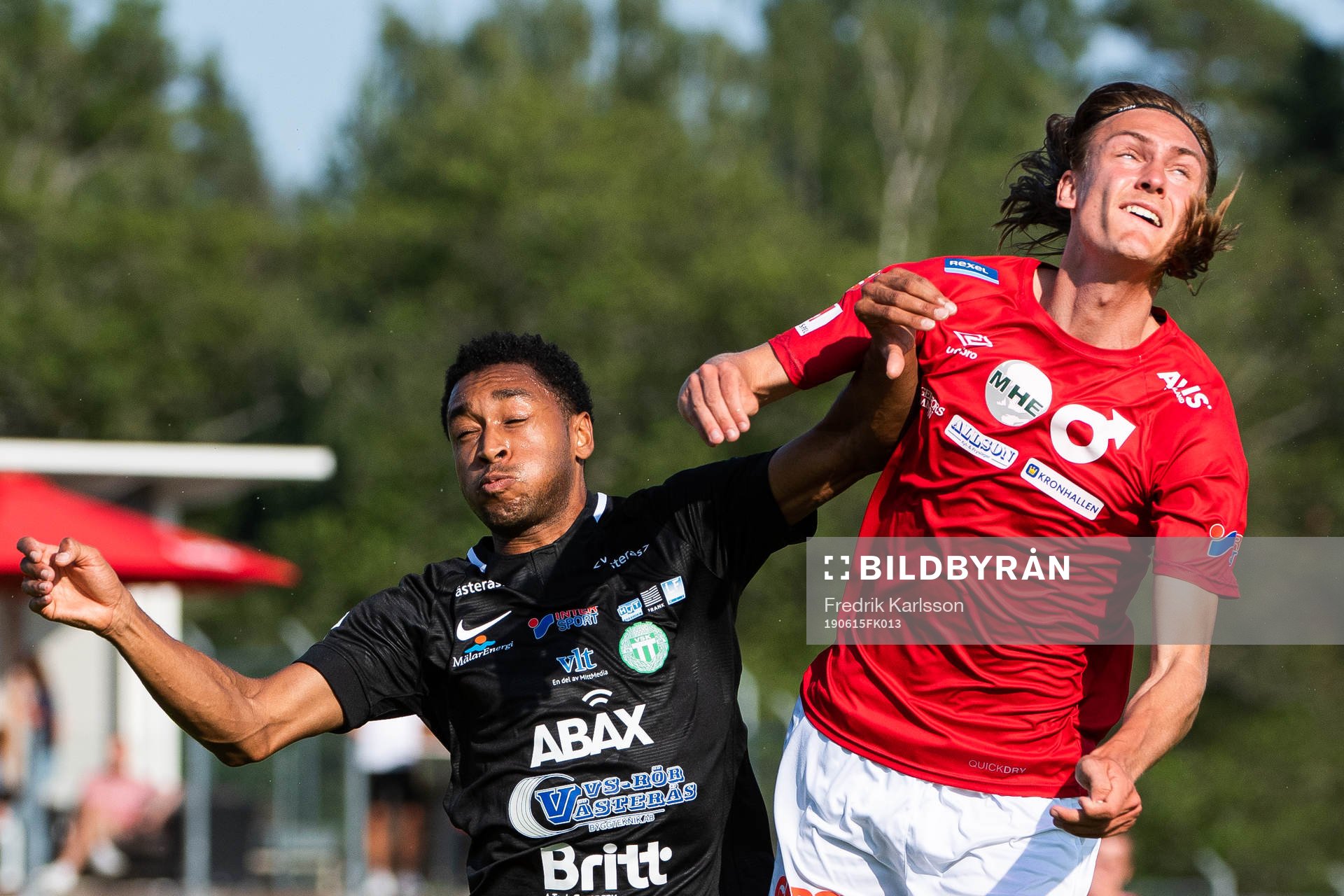 Västerås Brian Span och Degerfors Gustav Granath