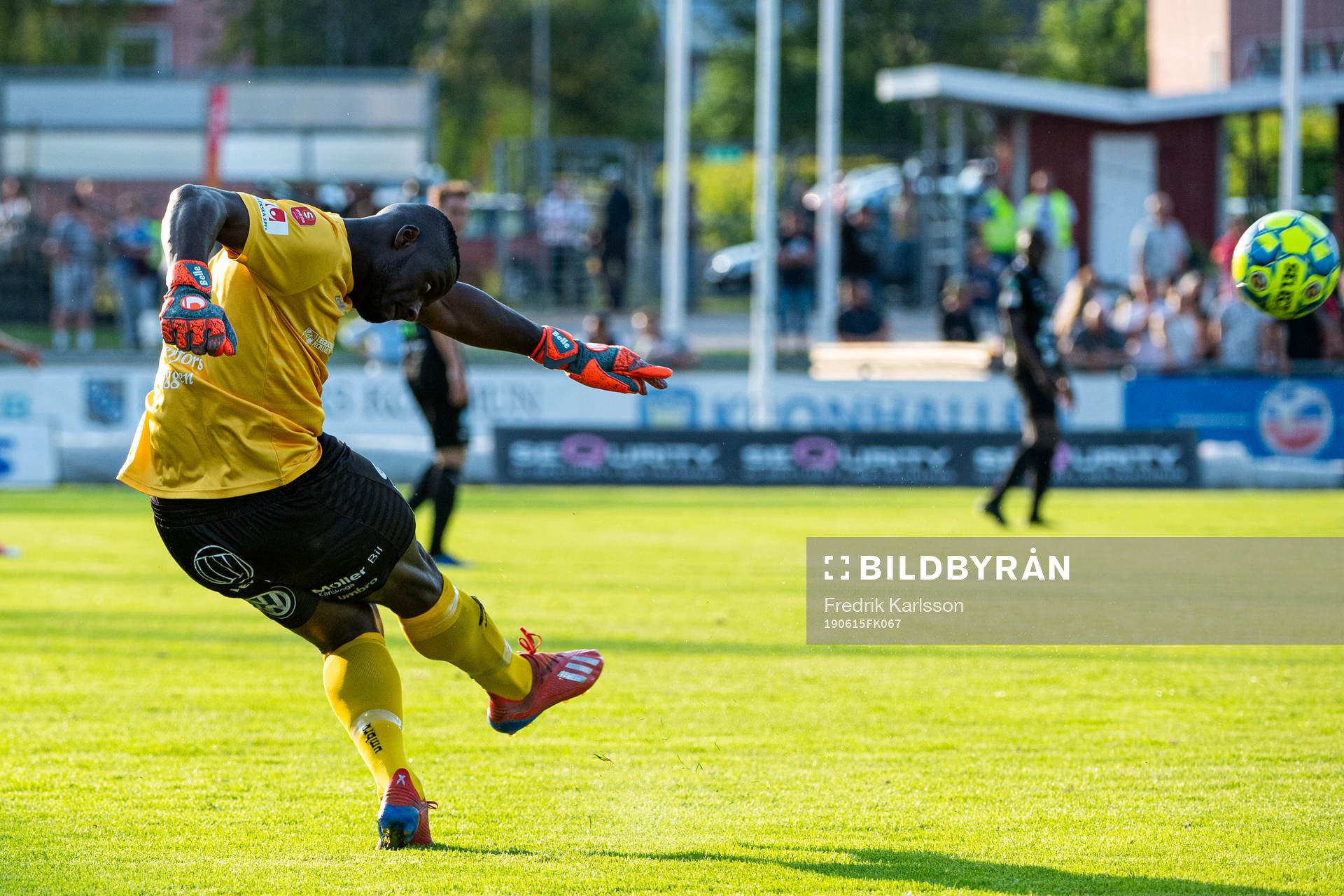 Degerfors målvakt Ismael Diawara