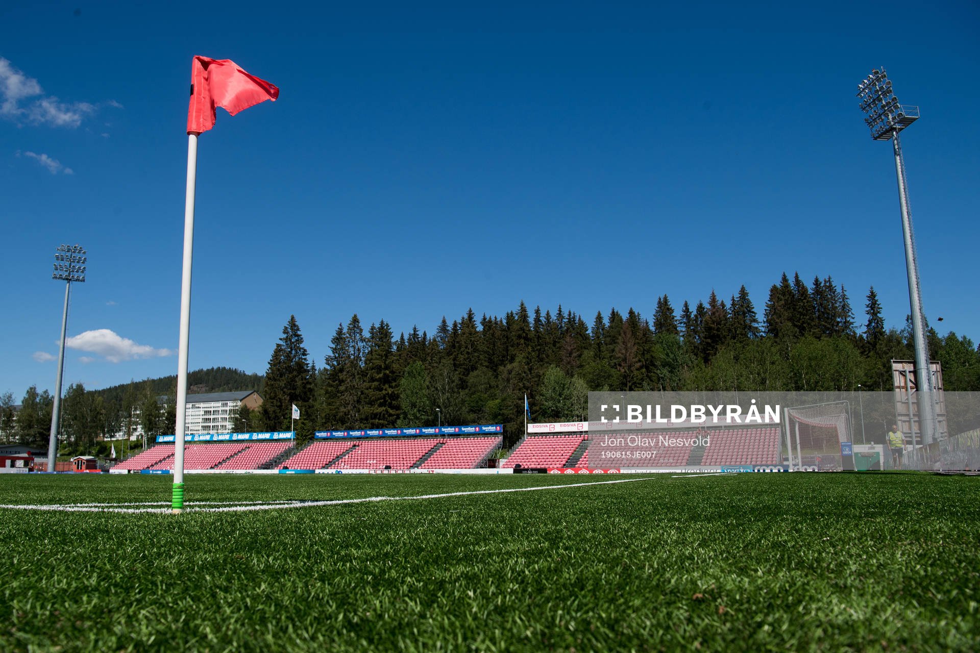 General interior view of Gjemselund stadion