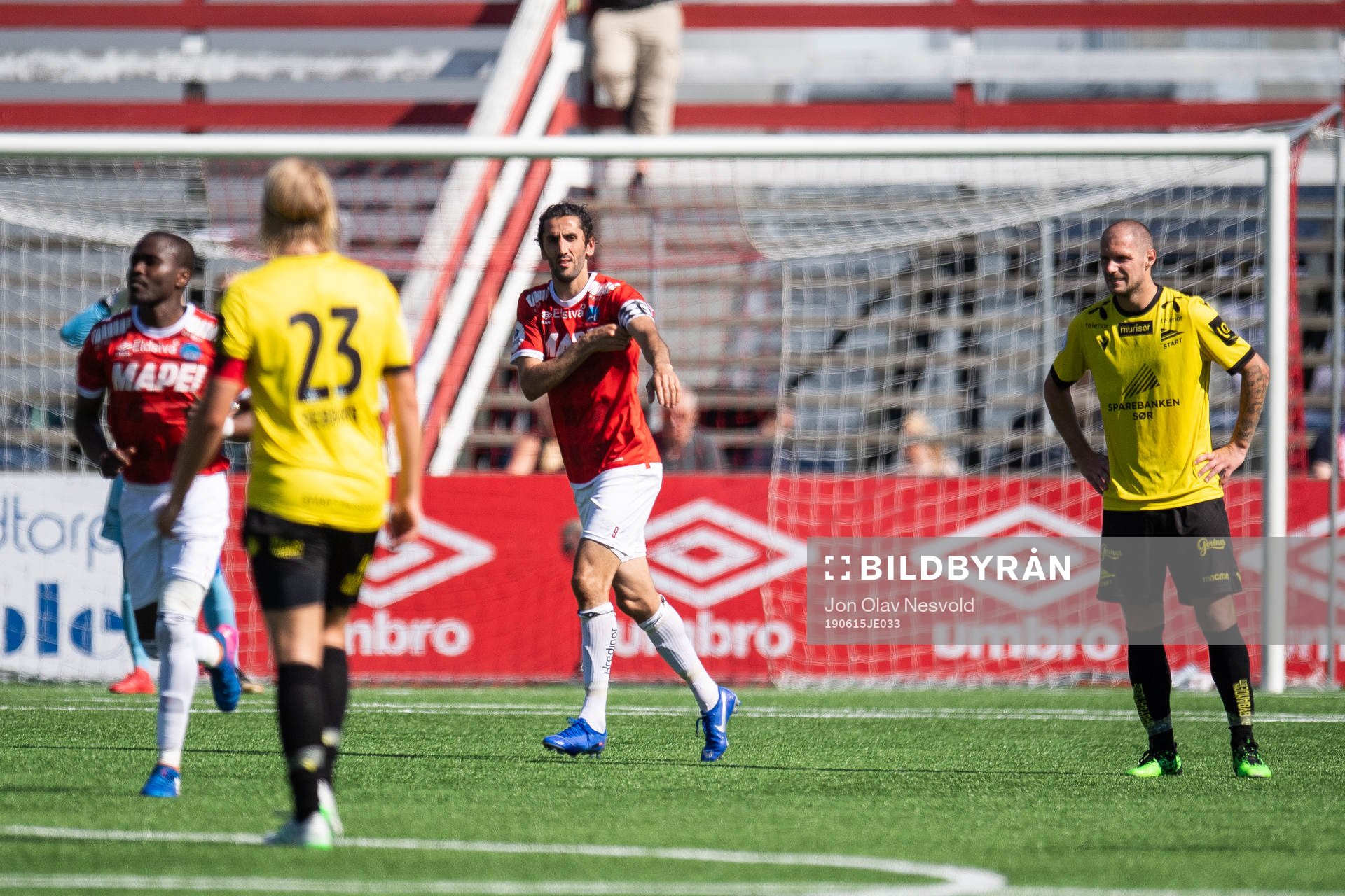 Adem Güven of Kongsvinger celebrates