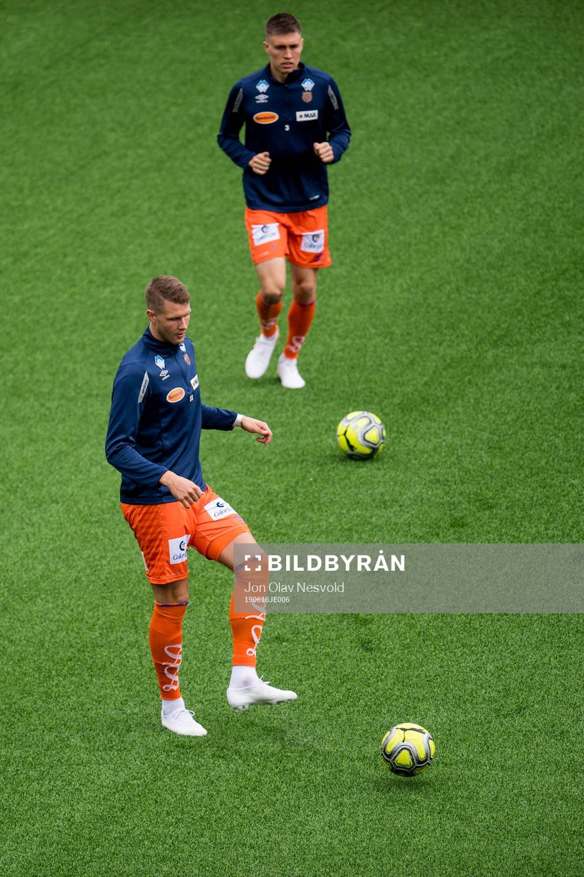 Hólmbert Fridjónsson and Daníel Grétarsson of Aalesund