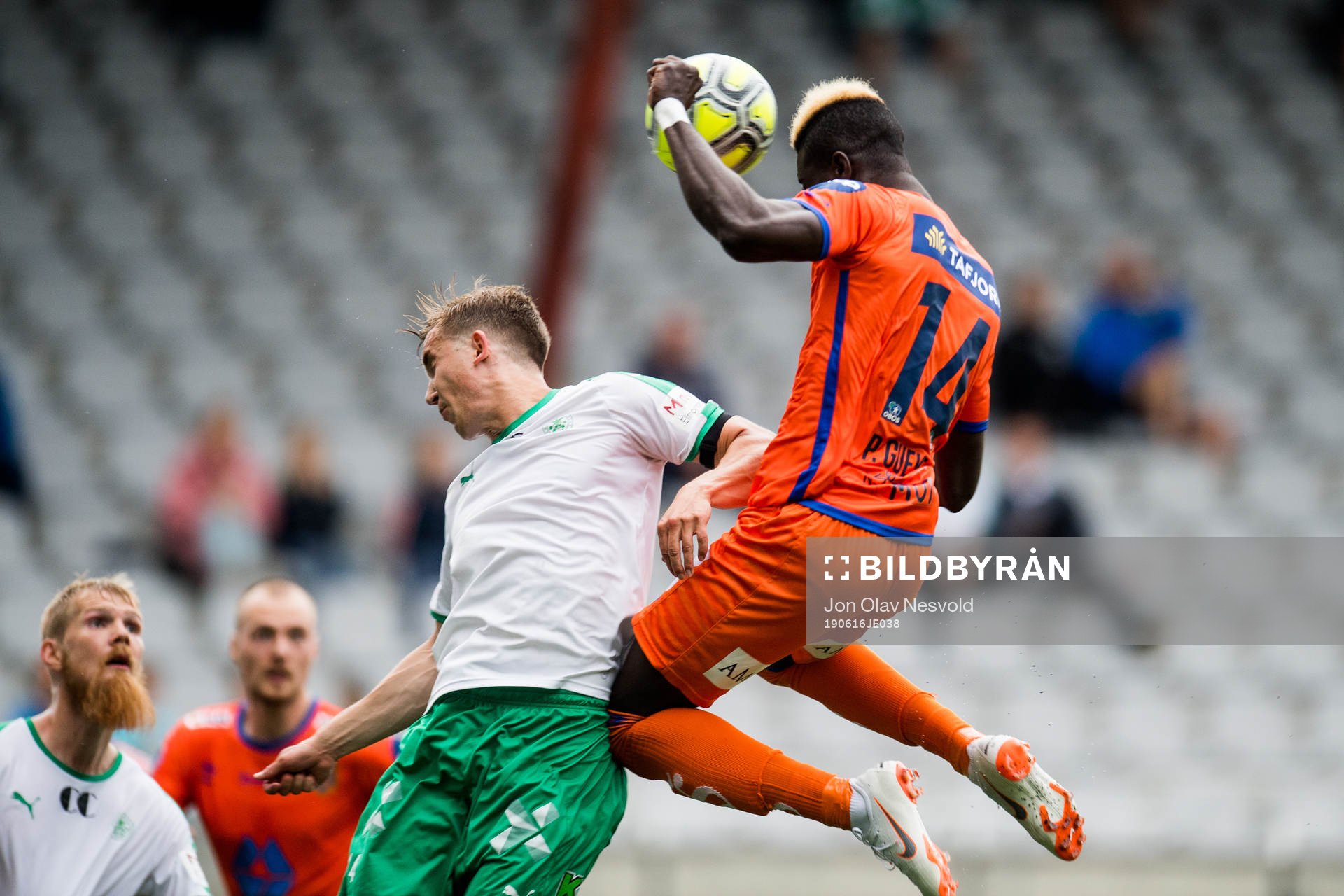 Pape Habib Gueye of Aalesund scores the 1-2 goal
