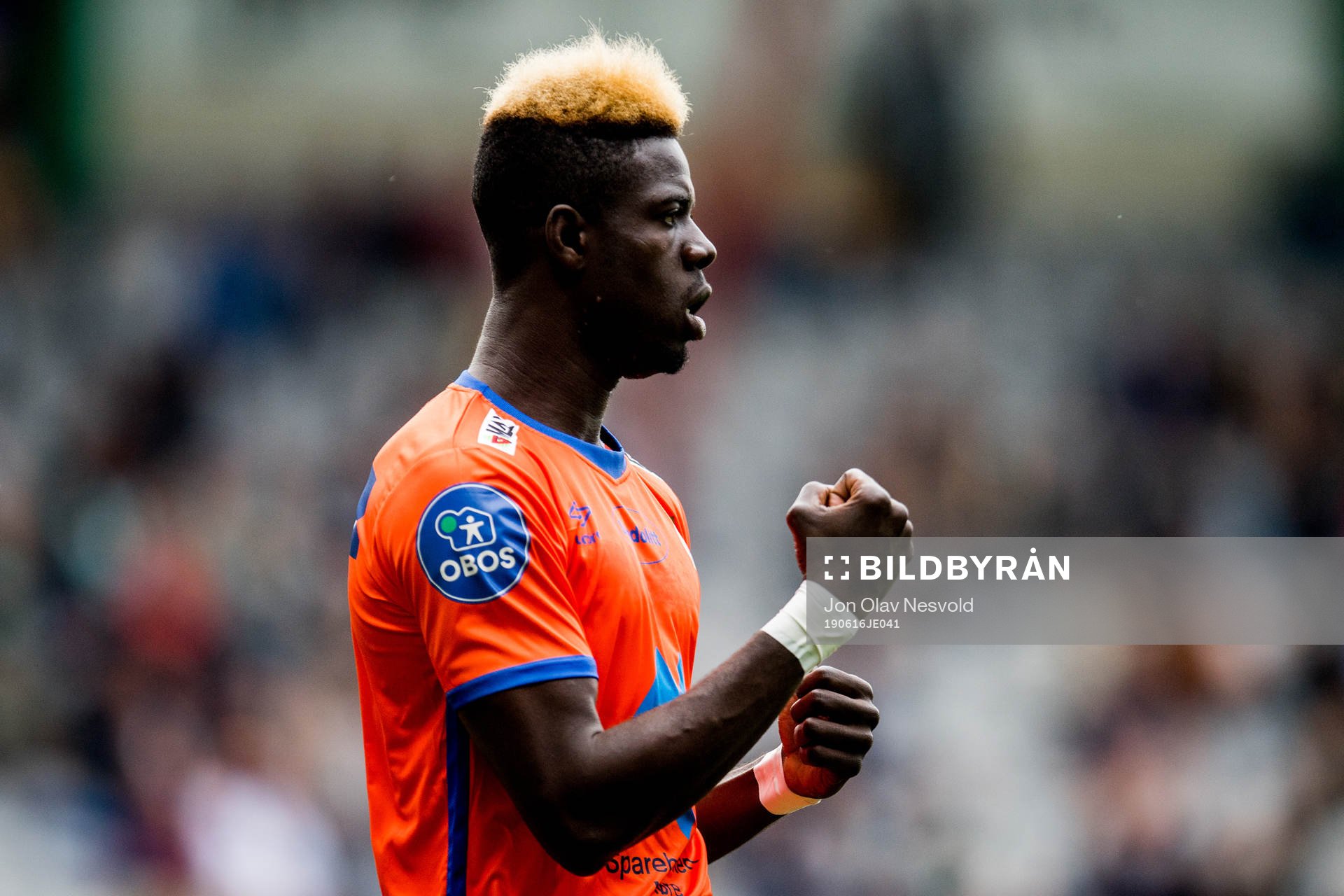 Pape Habib Gueye of Aalesund celebrates