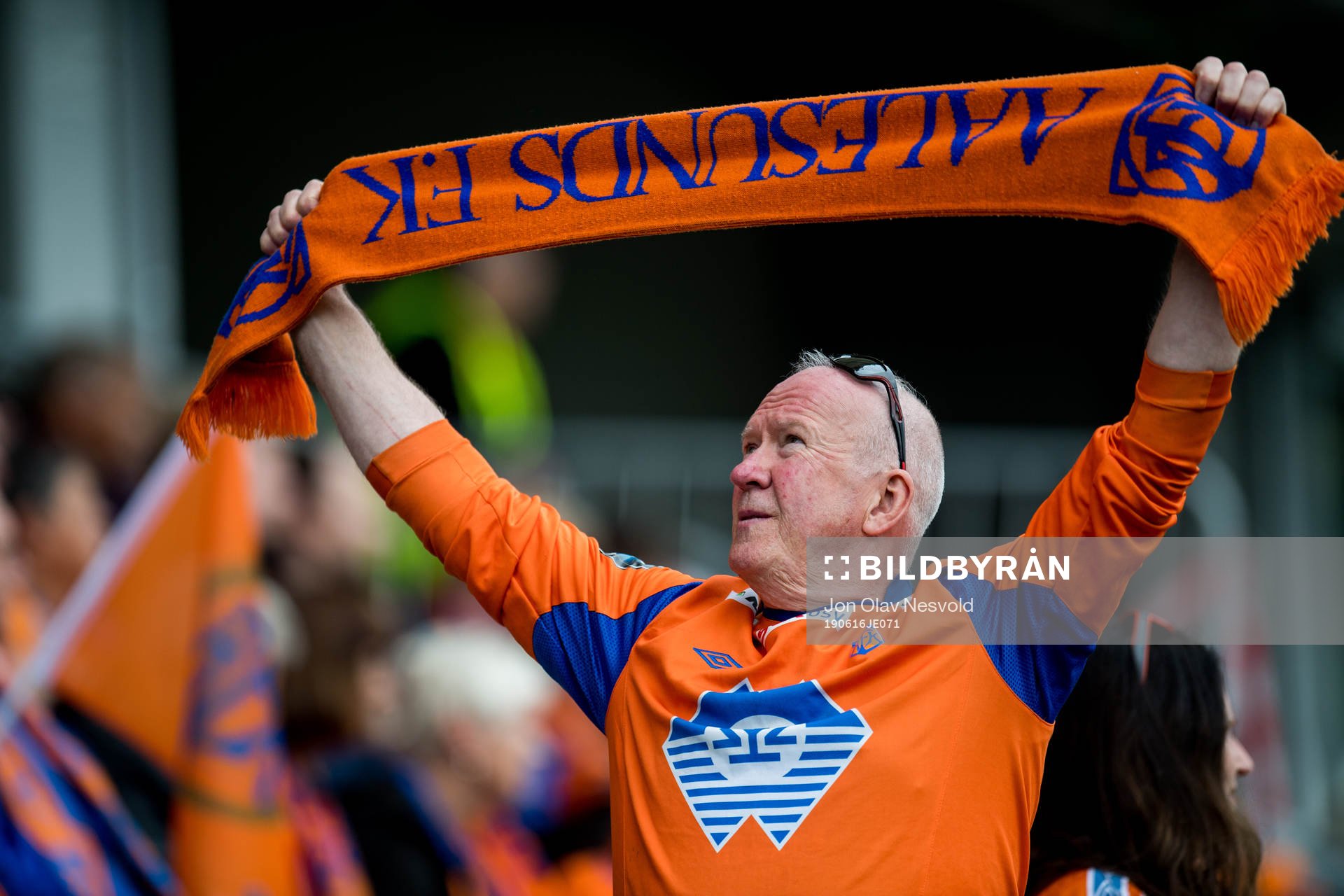 A supporter of Aalesund