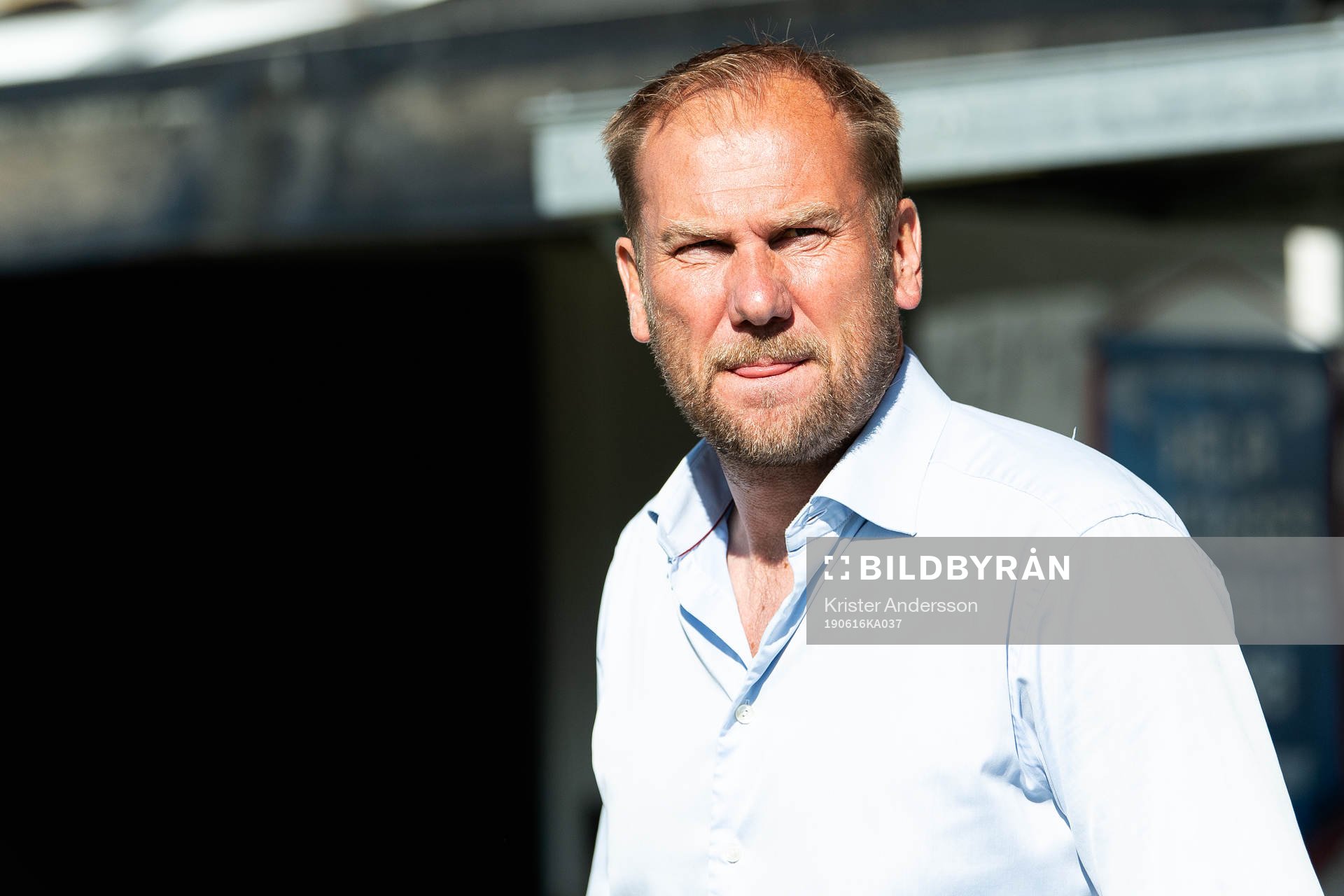 Halmstads tränare Magnus Haglund
