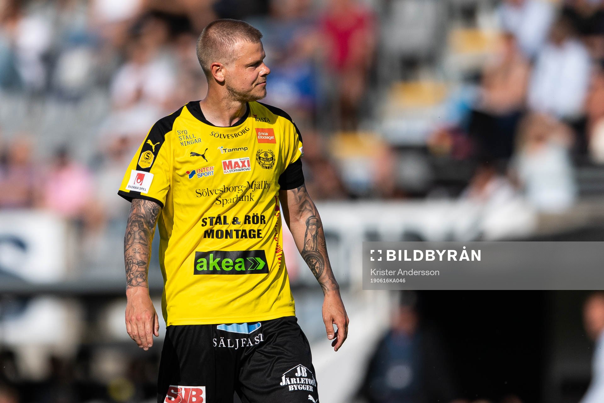Mjällbys David Löfquist deppar