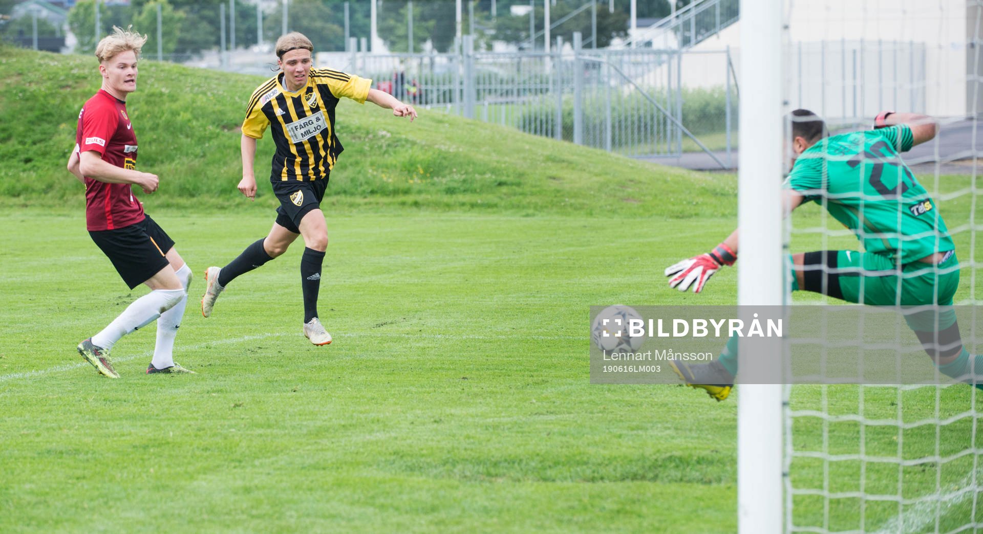 IFK Hässleholms Isaak Holmberg i matchen i