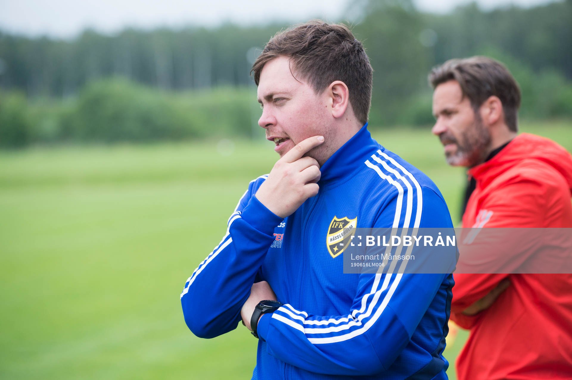 IFK Hässleholms tränarduo Jonas Andersen och Johan