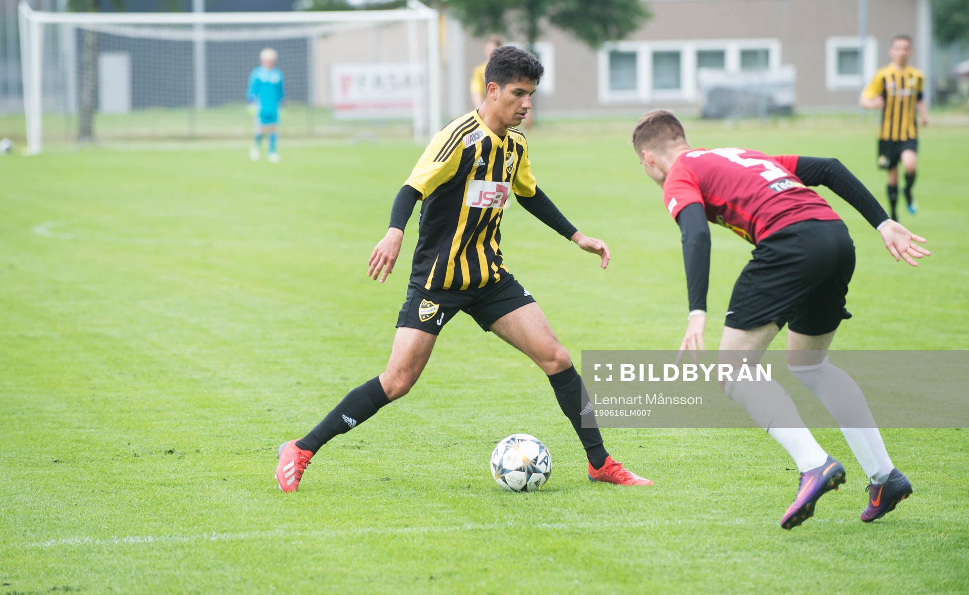 IFK Hässleholms Mustafa Owaid i matchen i