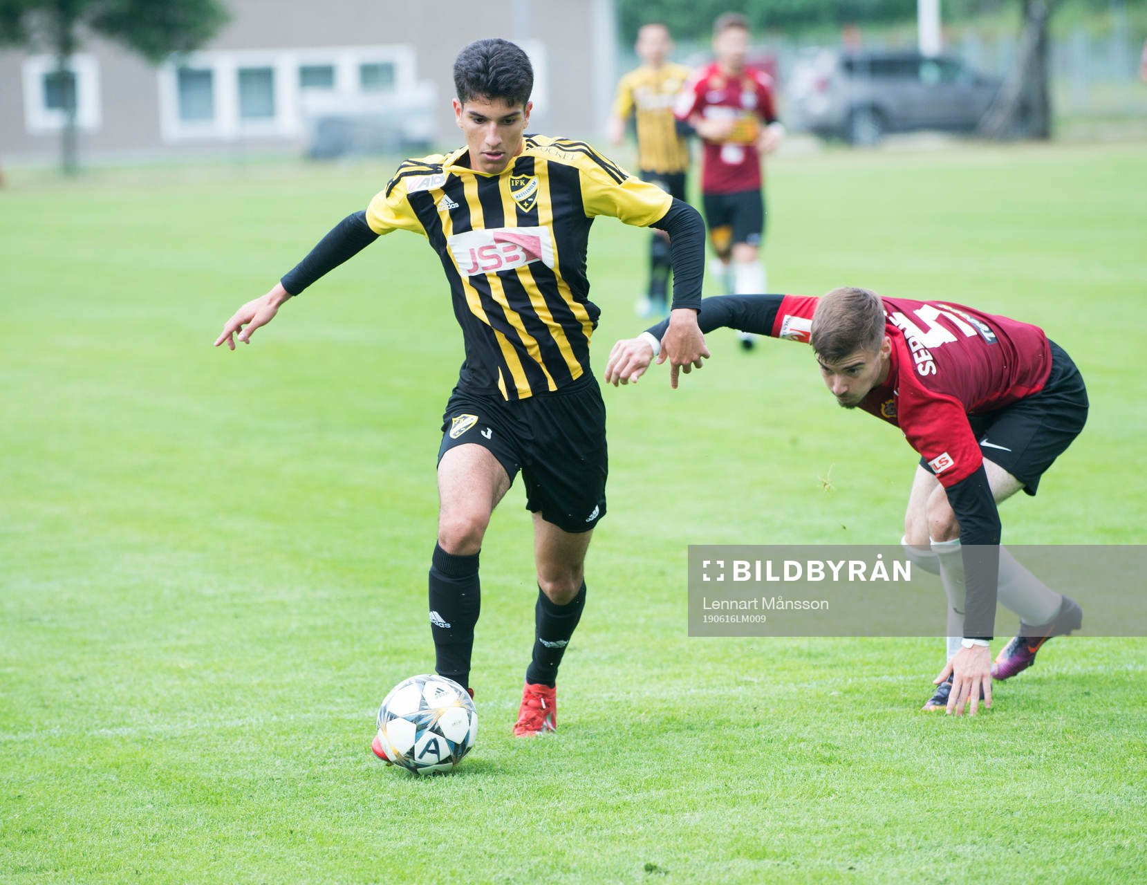 IFK Hässleholms Mustafa Owaid i matchen i
