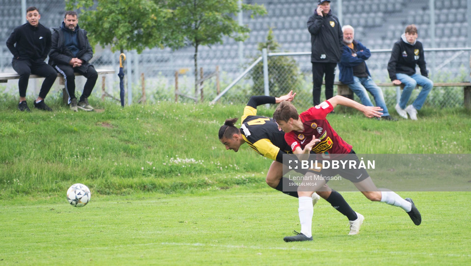  i matchen i juniorallsvenskan division 1 mellan IFK Hässleholm och Landskrona BoIS i Hässleholm 16 juni 2019.  