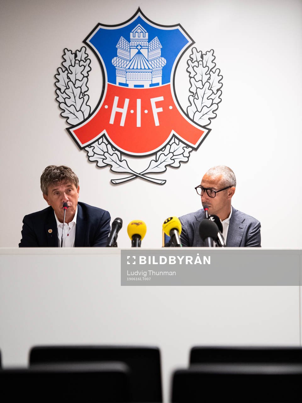 Ordförande Krister Azelius och Henrik Larsson som