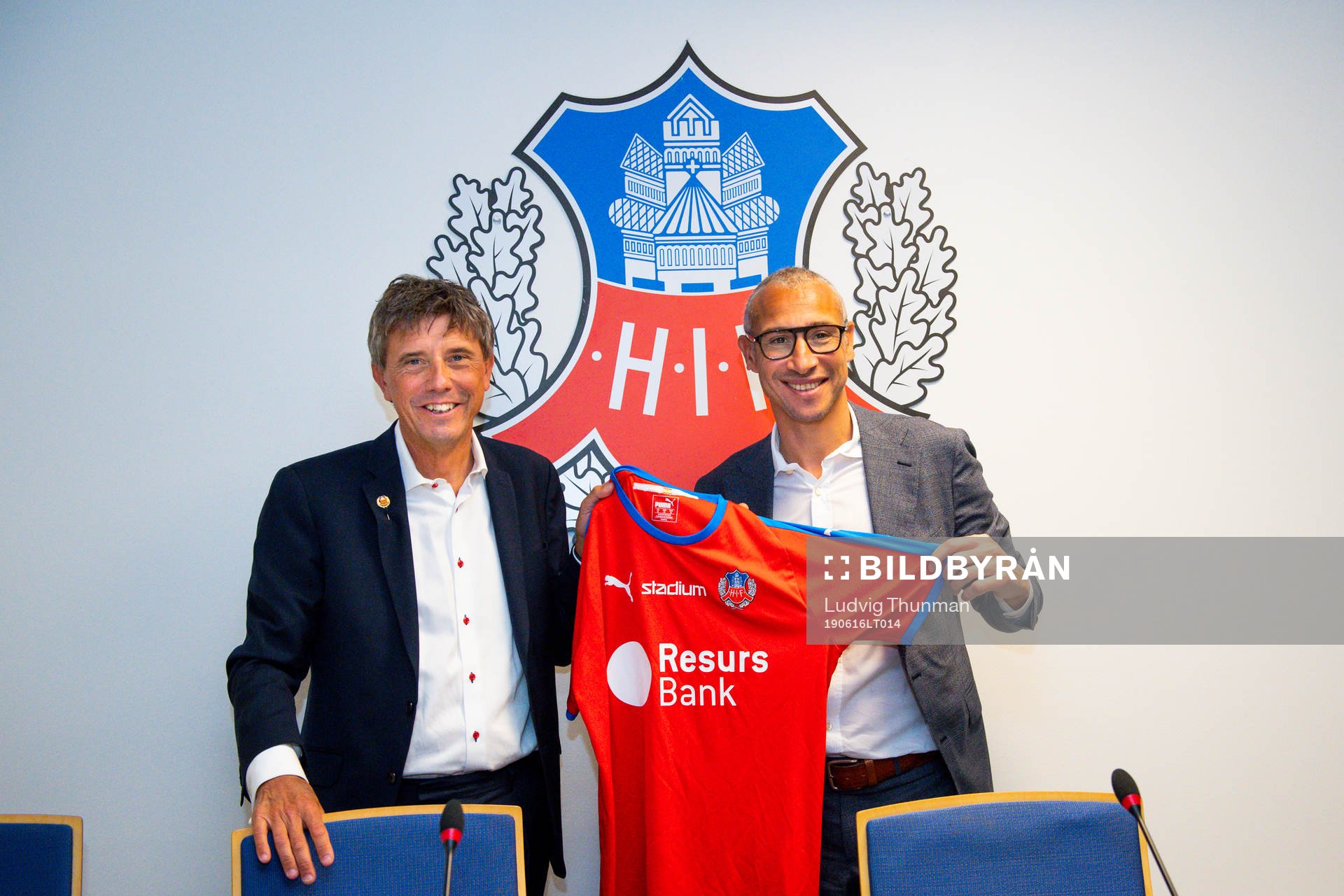 Ordförande Krister Azelius och Henrik Larsson