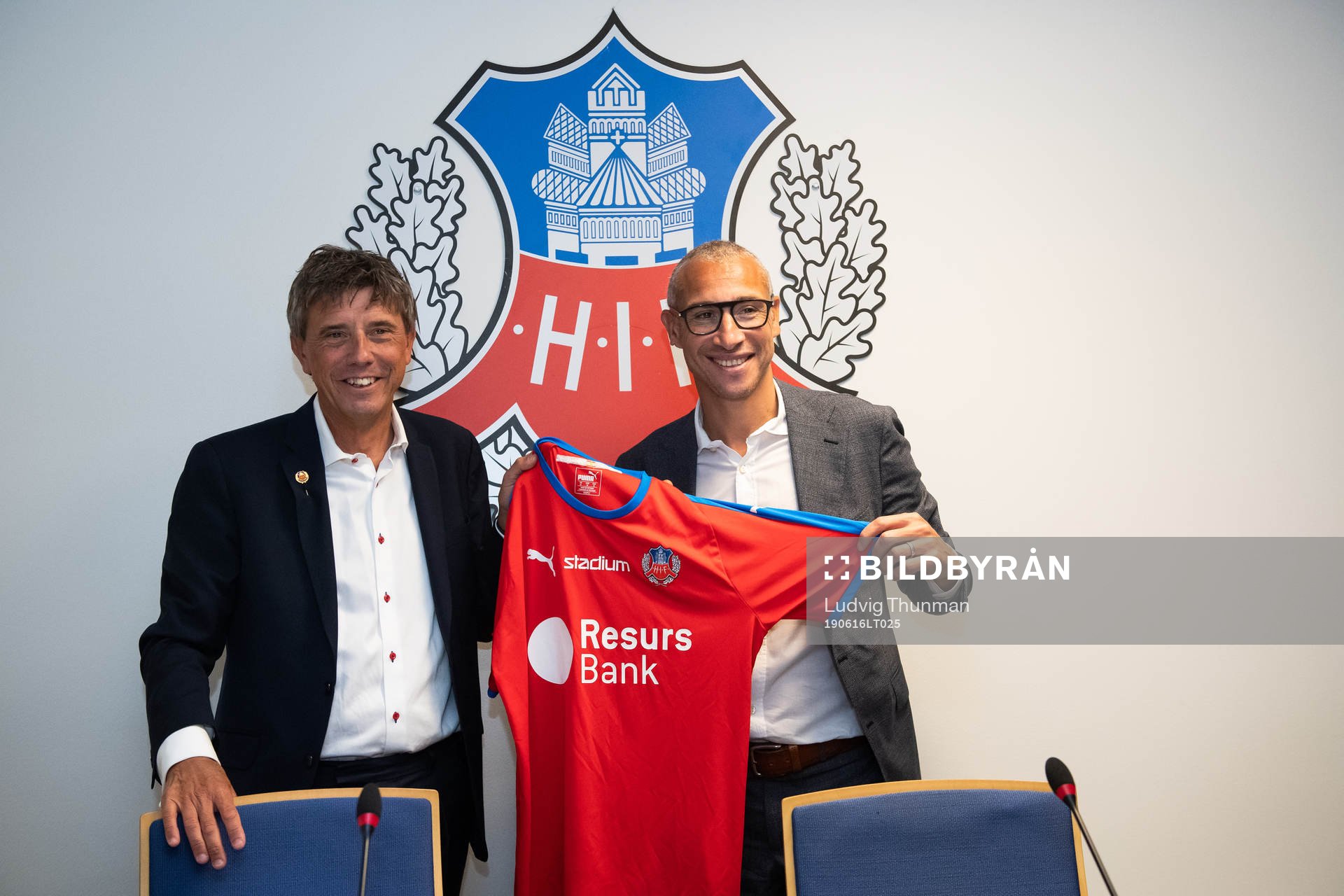 Ordförande Krister Azelius och Henrik Larsson som