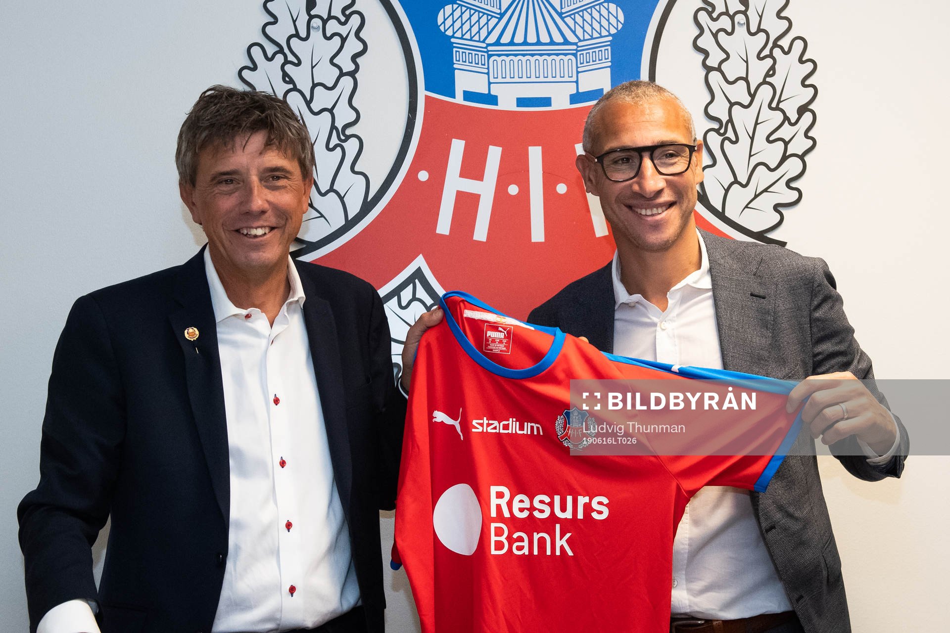 Ordförande Krister Azelius och Henrik Larsson som