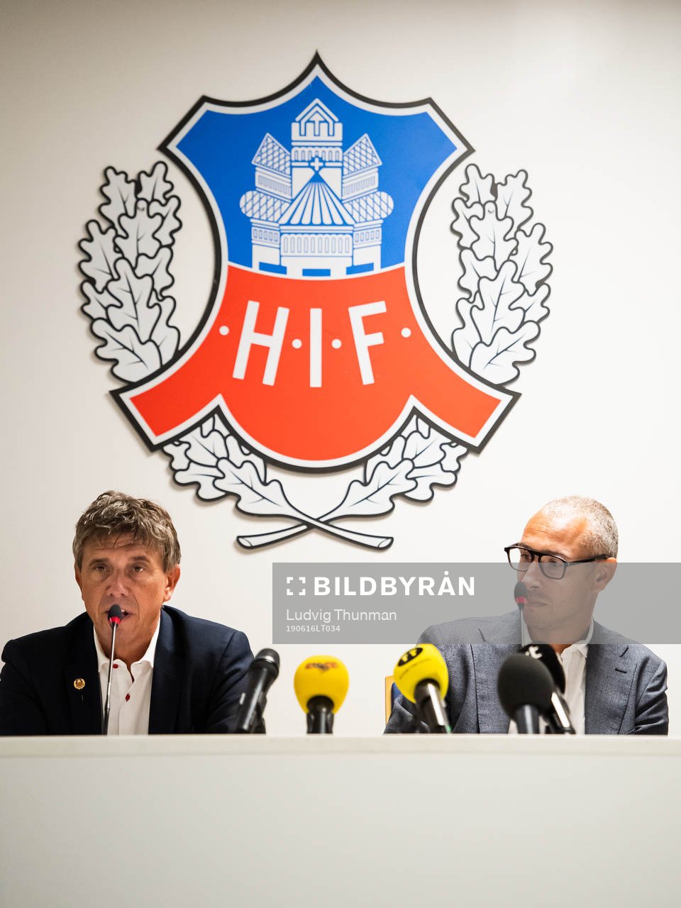 Ordförande Krister Azelius och Henrik Larsson som