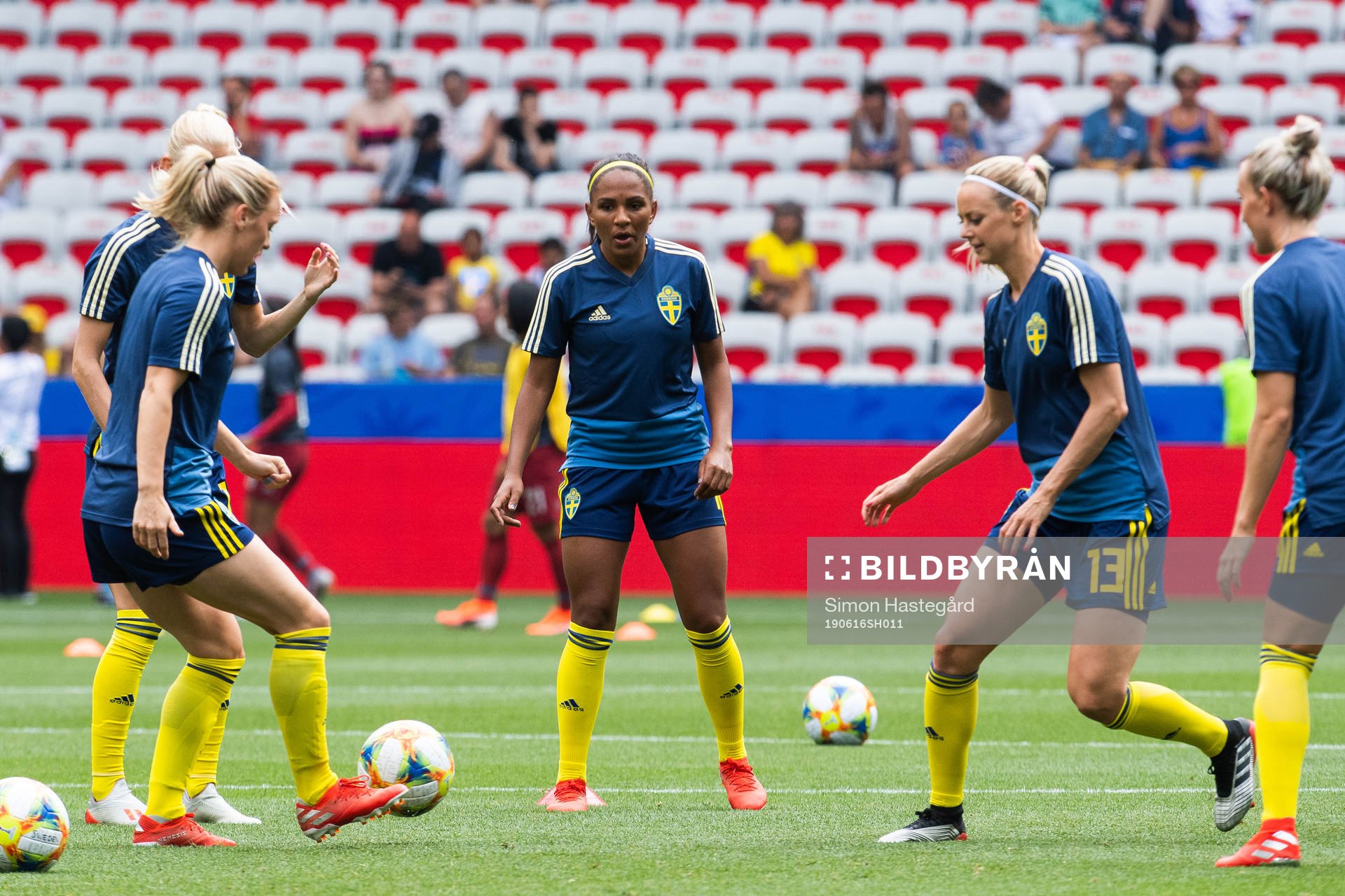 Madelene Janogy and Amanda Ilestedt of Sweden of Sweden