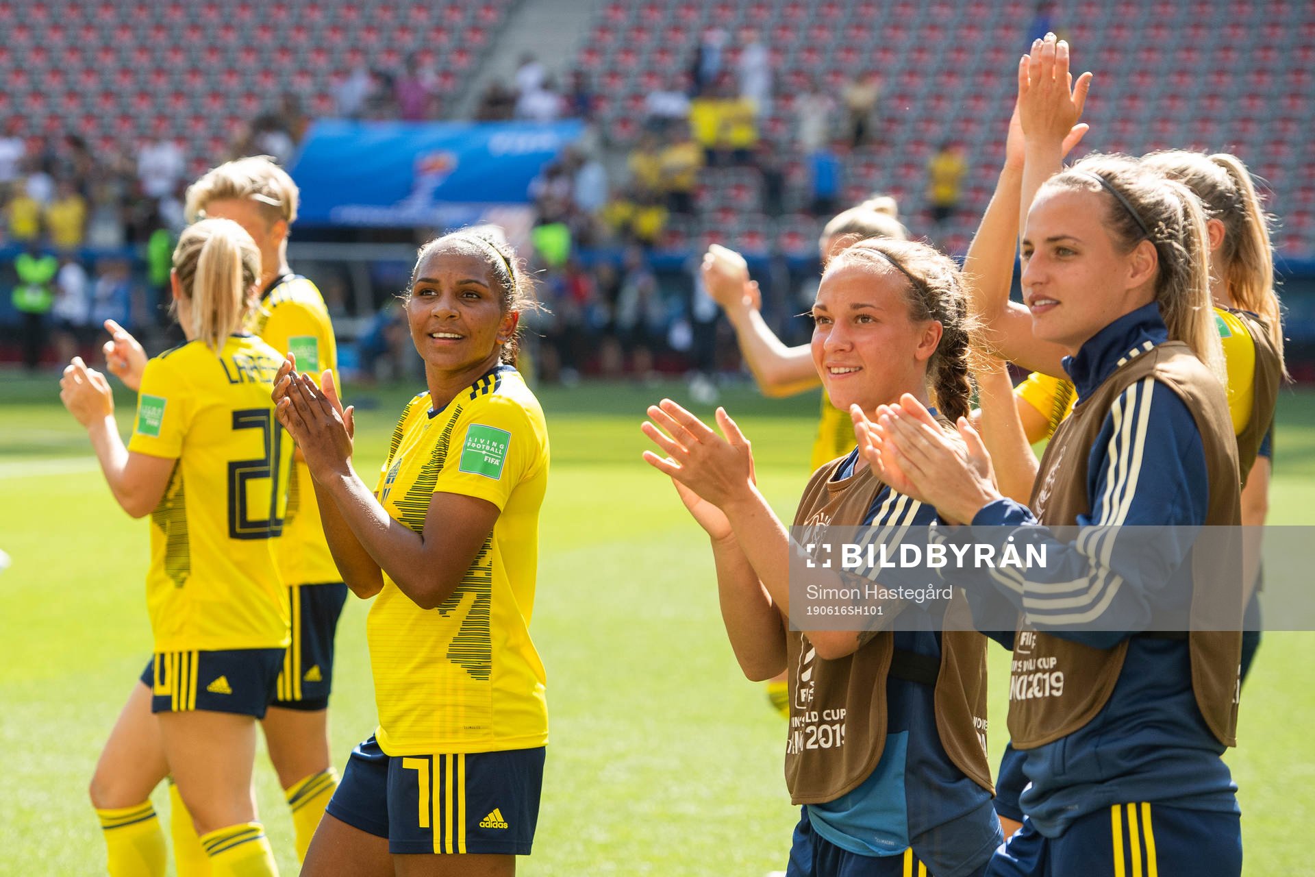 Madelen Janogy, Julia Zigiotti Olme and Nathalie Björn