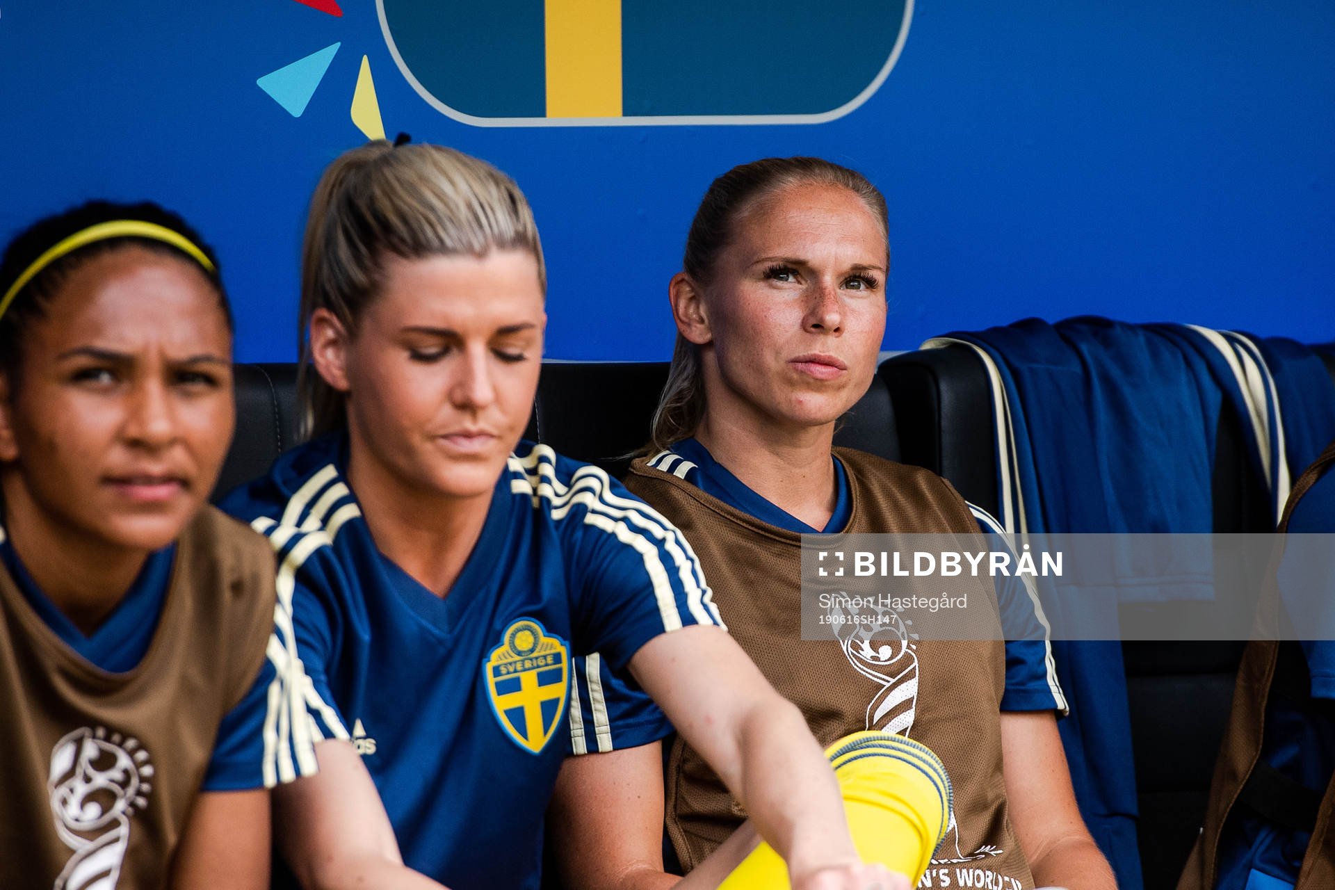 Madelen Janogy ,Olivia Schough and Jonna Andersson  of