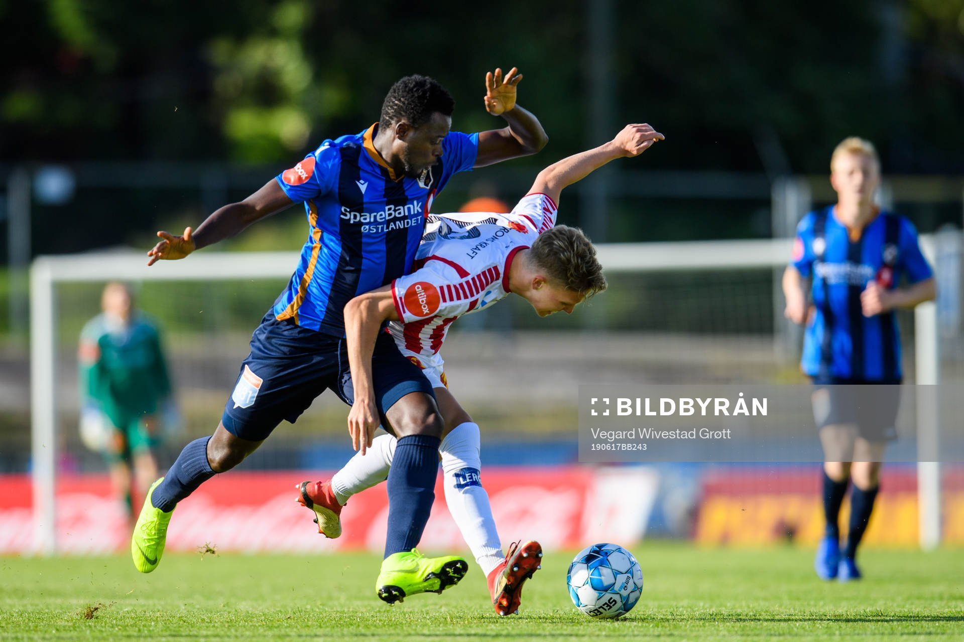 Luc Kassi of Stabæk and Onni Valakari of Tromsø
