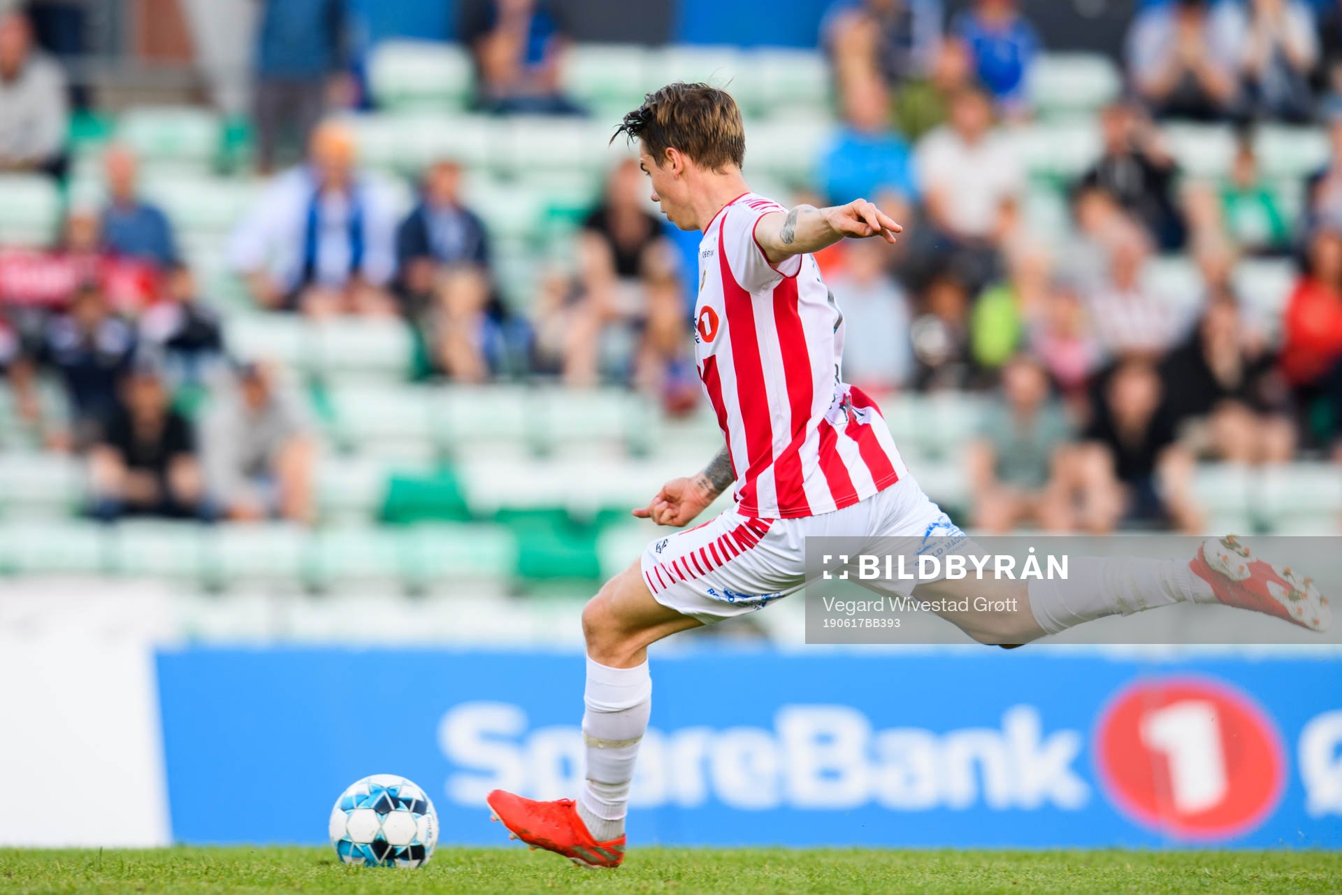 Robert Taylor of Tromsø scores 0-1 from the penalty spot